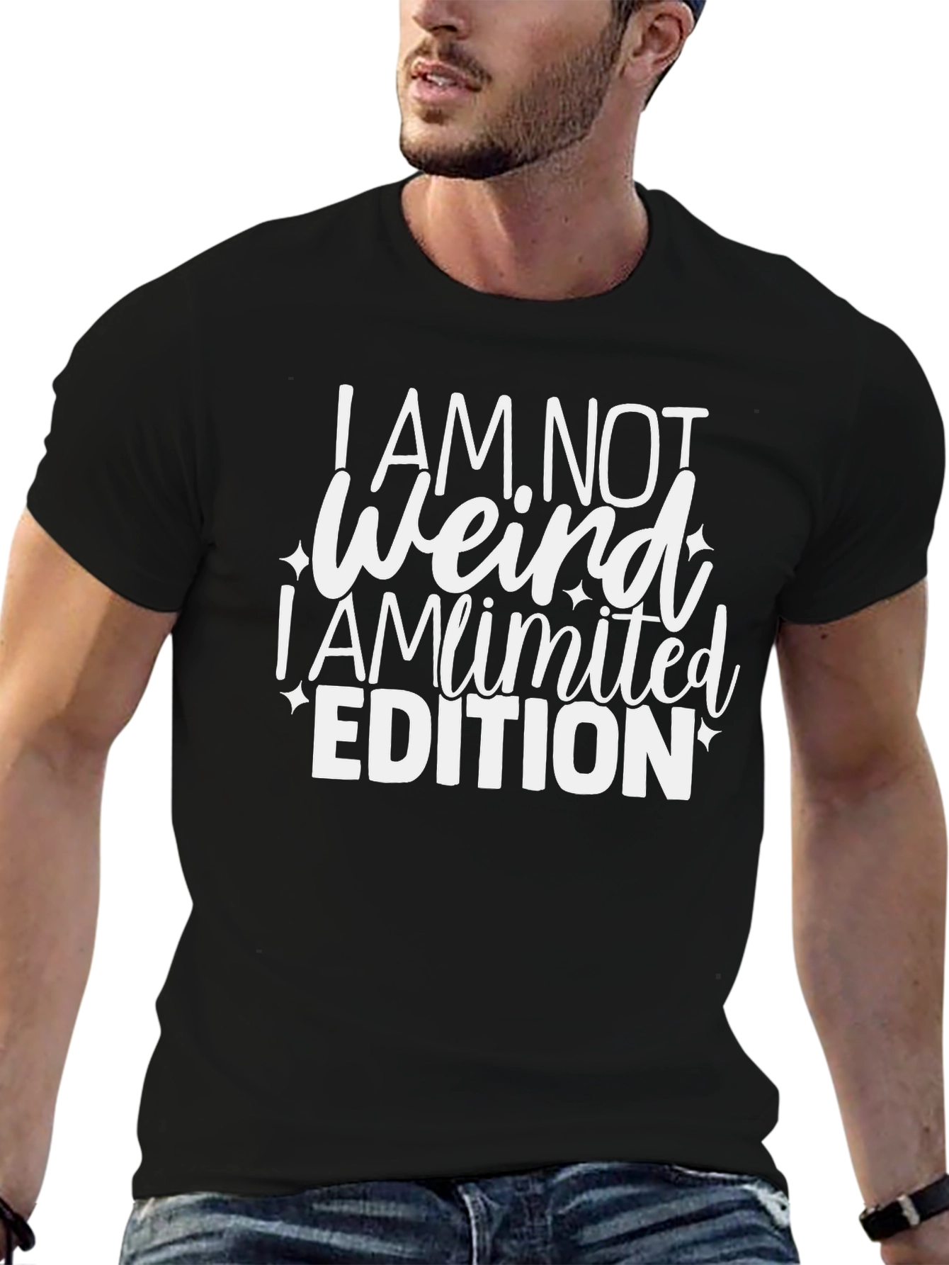 I Am Not Weird Limited Edition Black T-Shirt