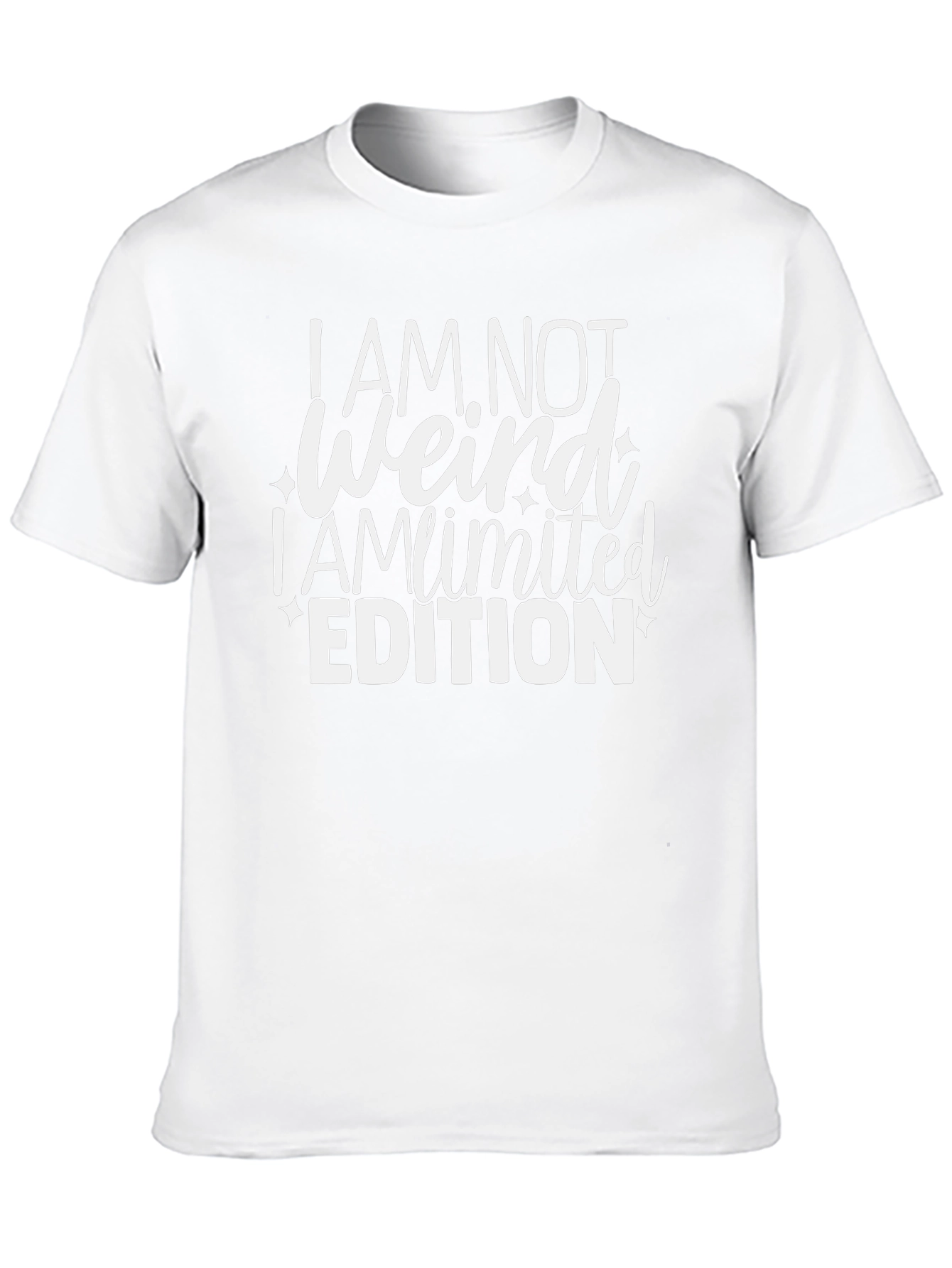 I Am Not Weird Limited Edition Black T-Shirt