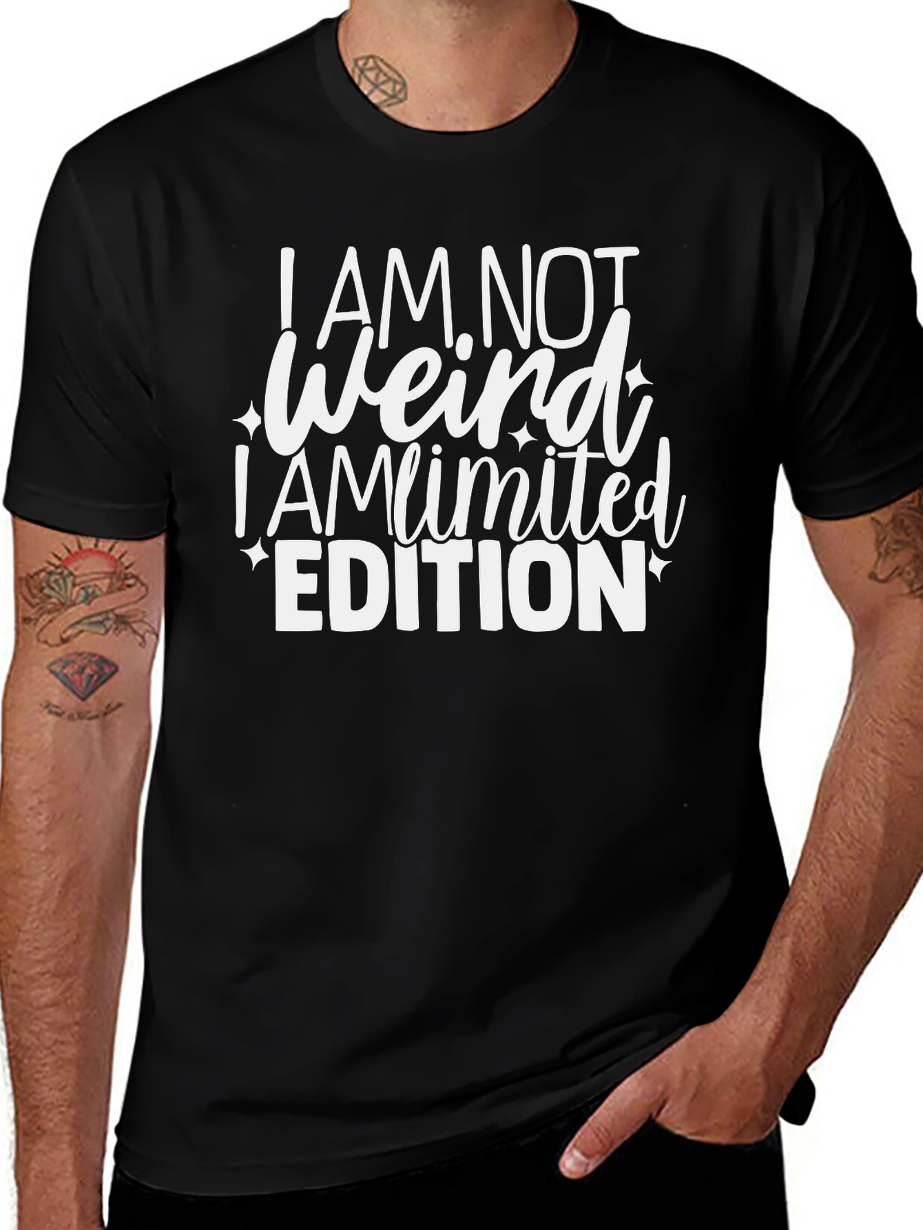 I Am Not Weird Limited Edition Black T-Shirt