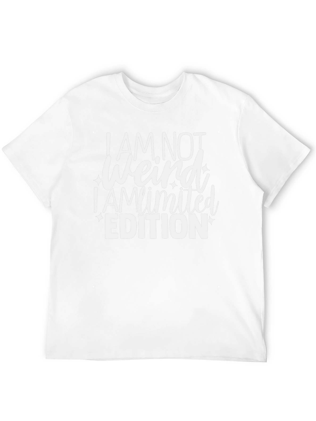 I Am Not Weird Limited Edition Black T-Shirt