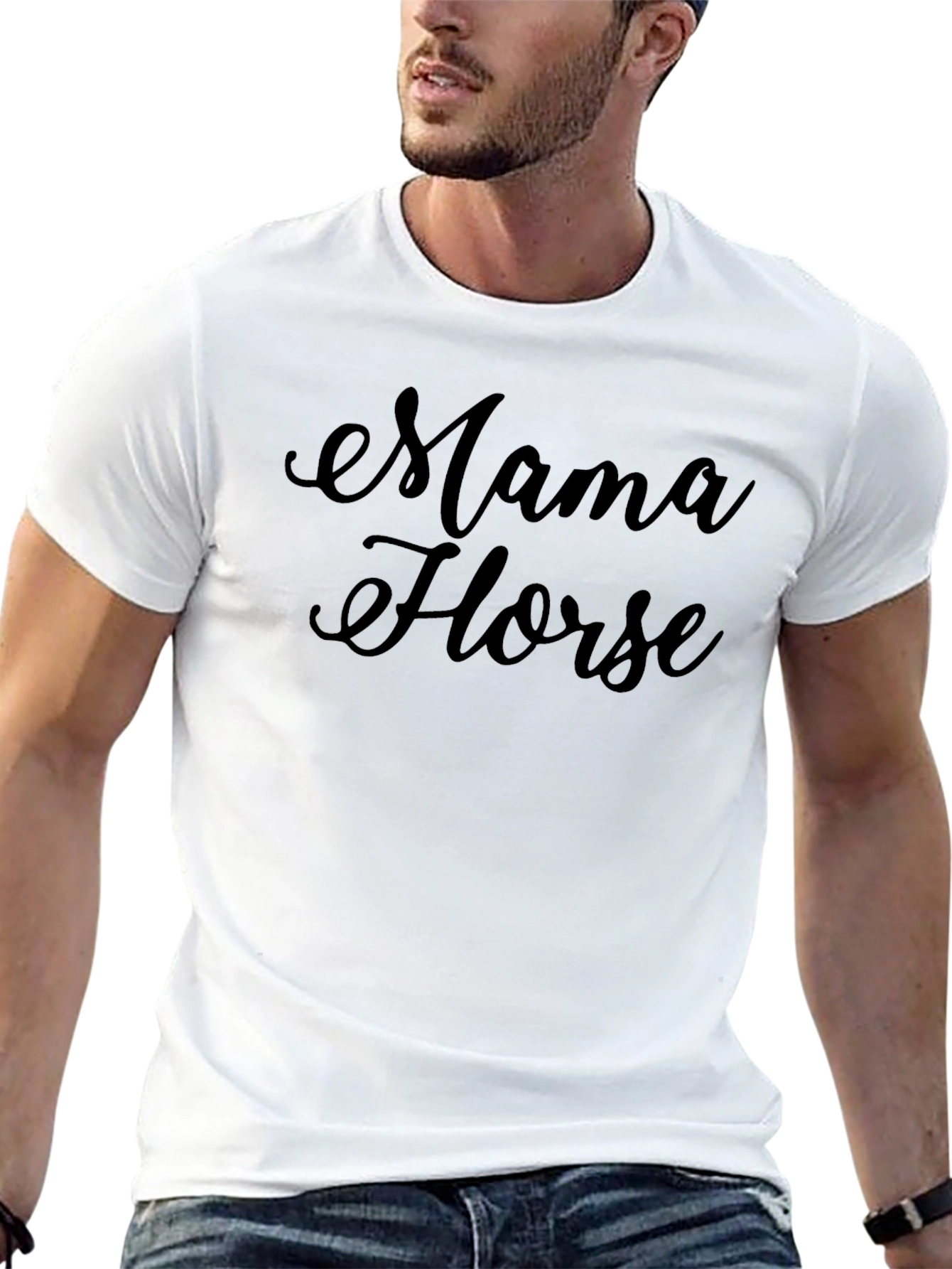 Mama Horse Black T-Shirt