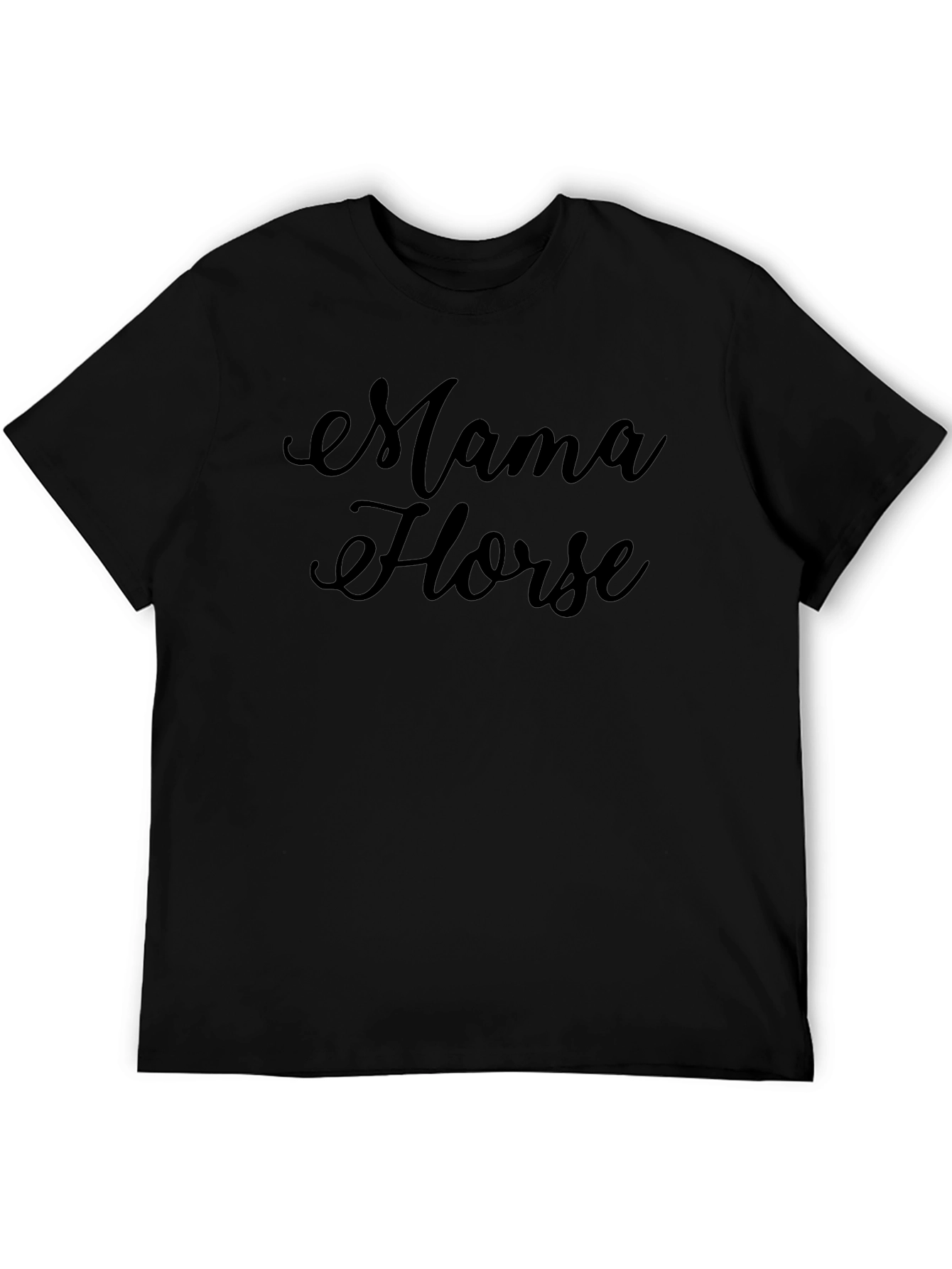 Mama Horse Black T-Shirt
