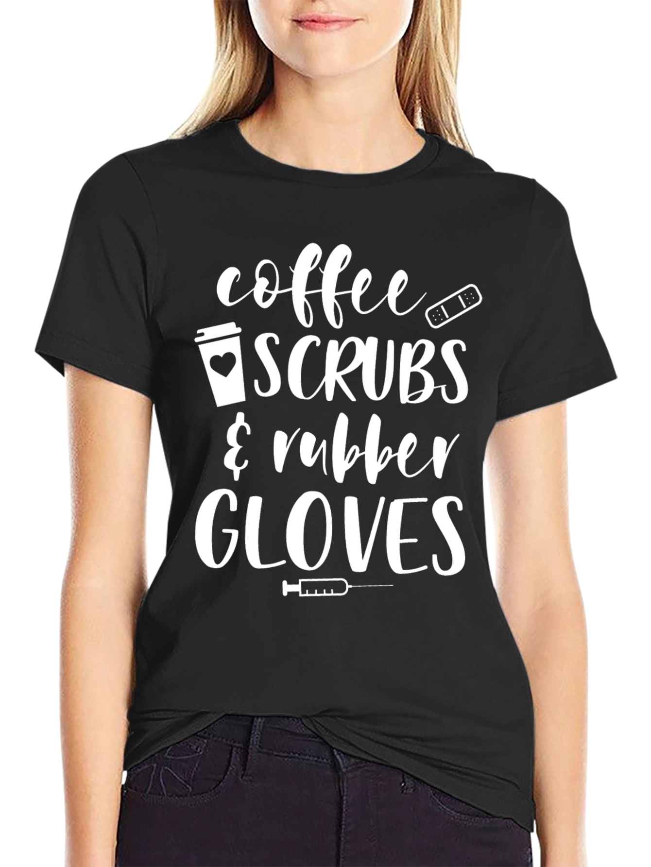 Coffee Scrubs & Rubber Gloves Graphic T-Shirt