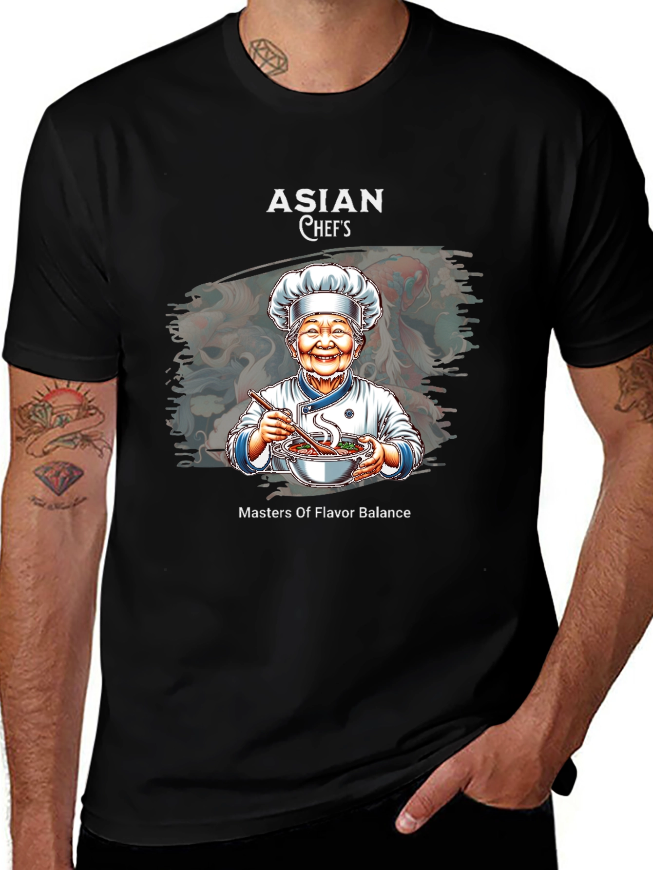 Asian Chefs T-Shirt - Masters Of Flavor