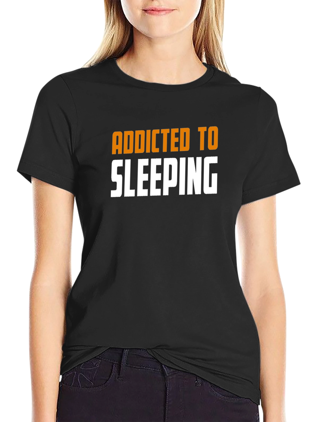 Addicted to Sleeping T-Shirt - Funny Novelty Tee