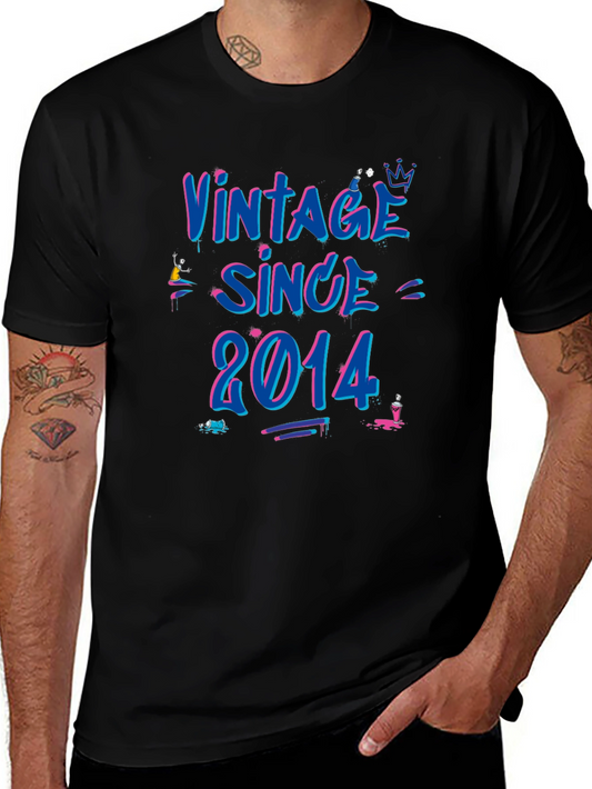 Vintage Since 2014 Graphic T-Shirt