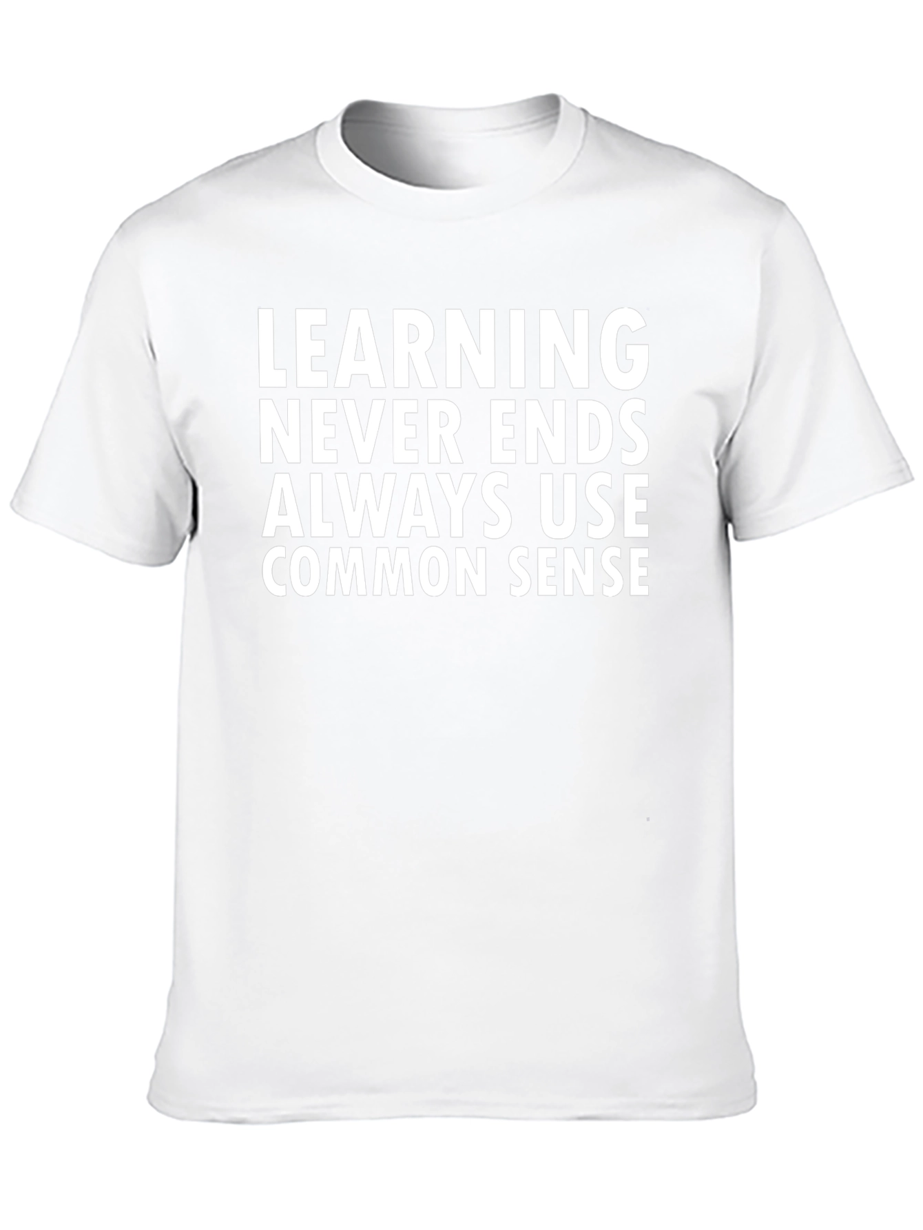 Learning Never Ends Graphic Tee