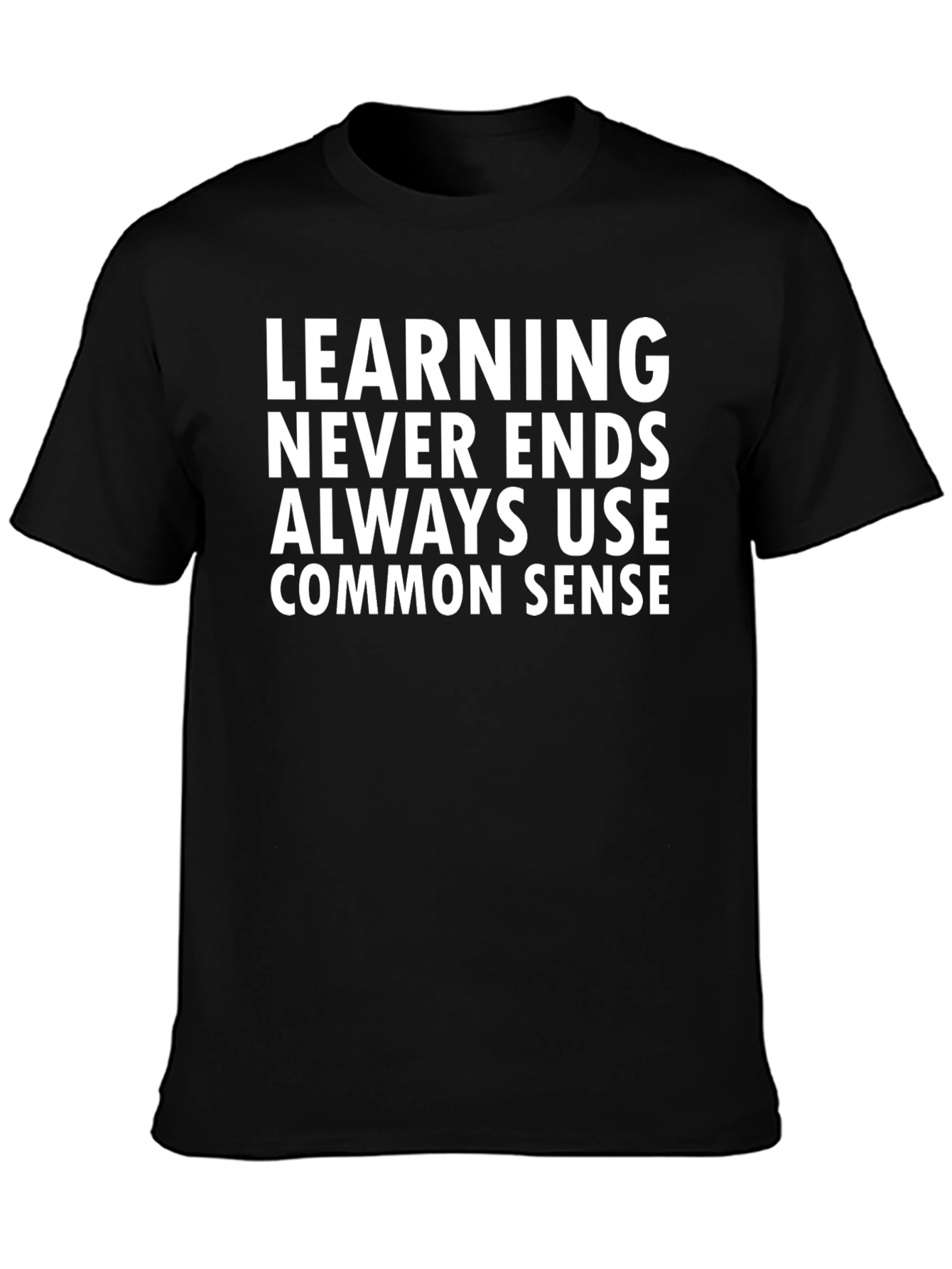 Learning Never Ends Graphic Tee