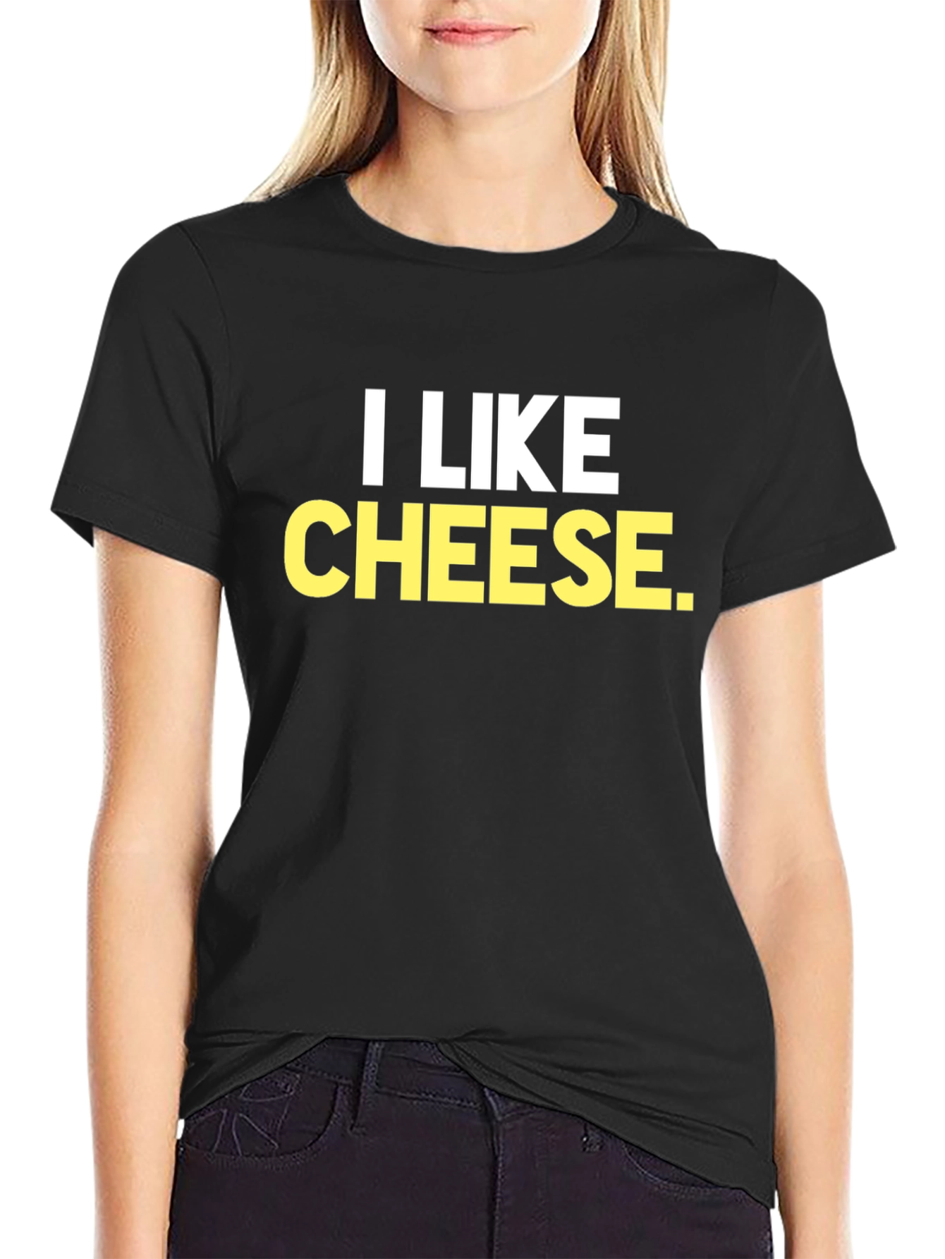 I Like Cheese Funny Graphic T-Shirt