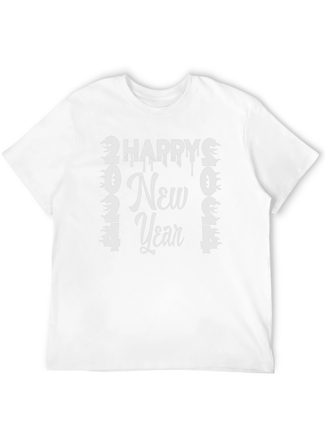 Happy New Year 2024 T-Shirt - Festive Holiday Tee