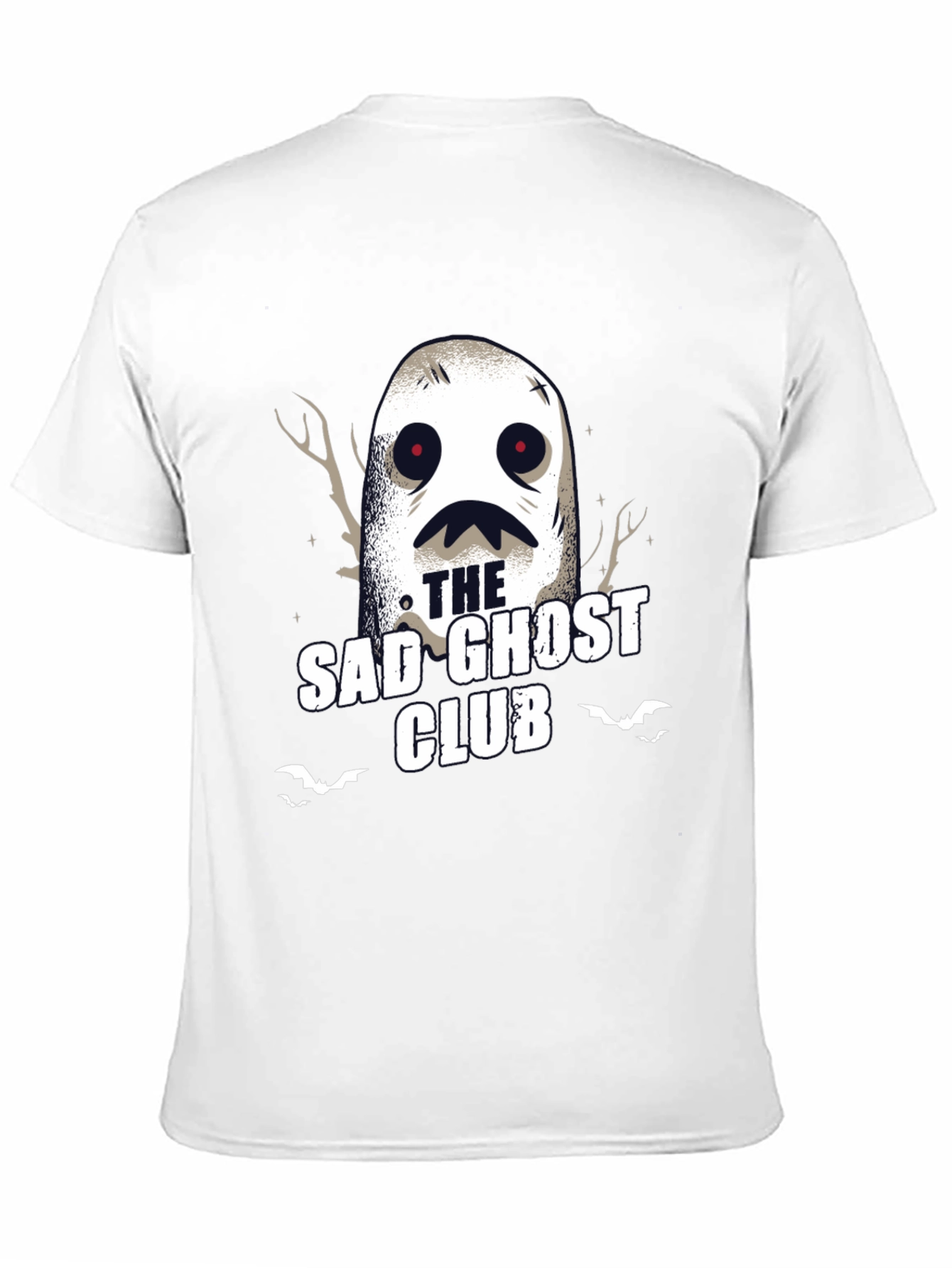 Sad Ghost Club Graphic Tee - Stylish Spooky T-Shirt