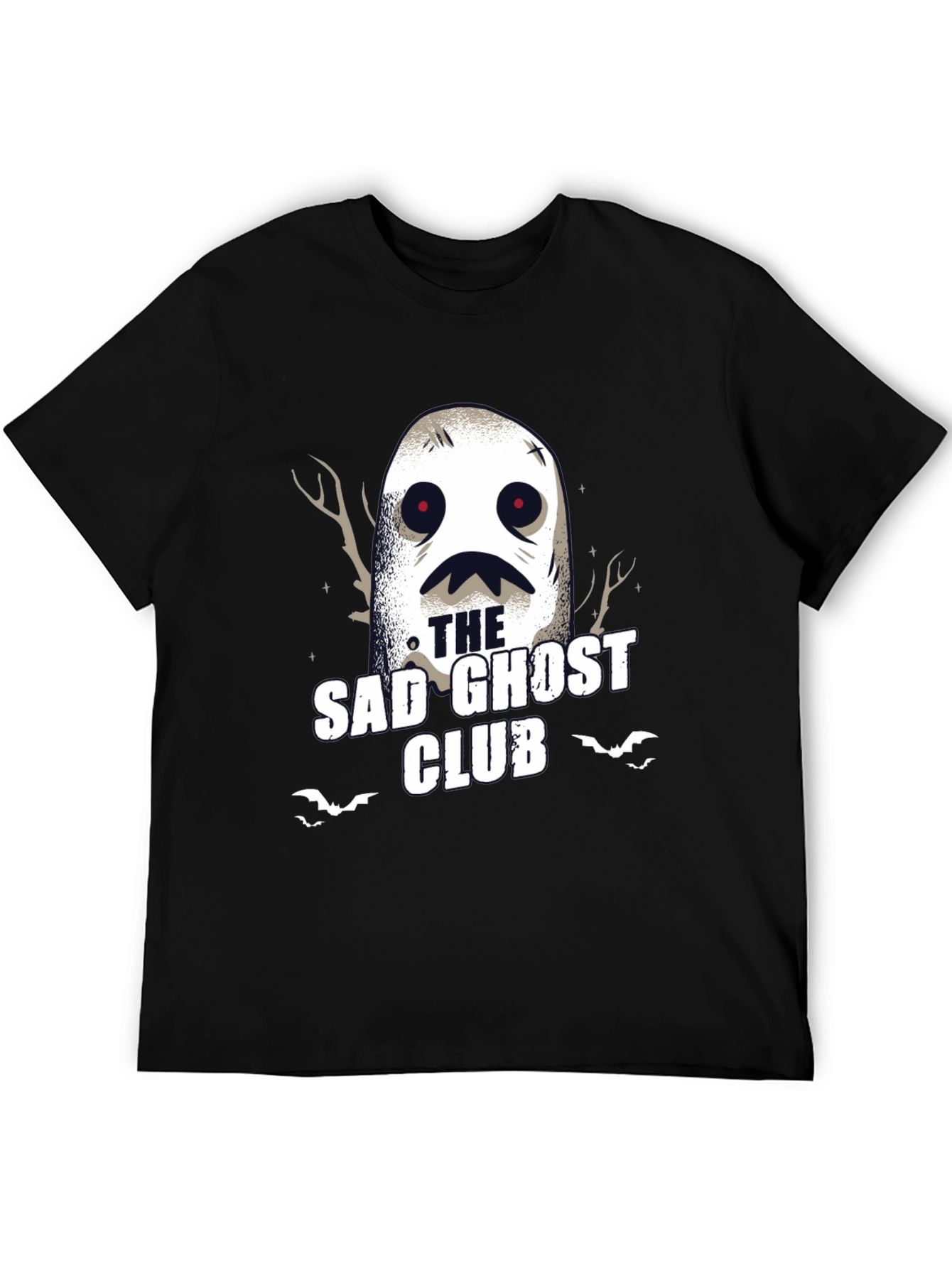 Sad Ghost Club Graphic Tee - Stylish Spooky T-Shirt