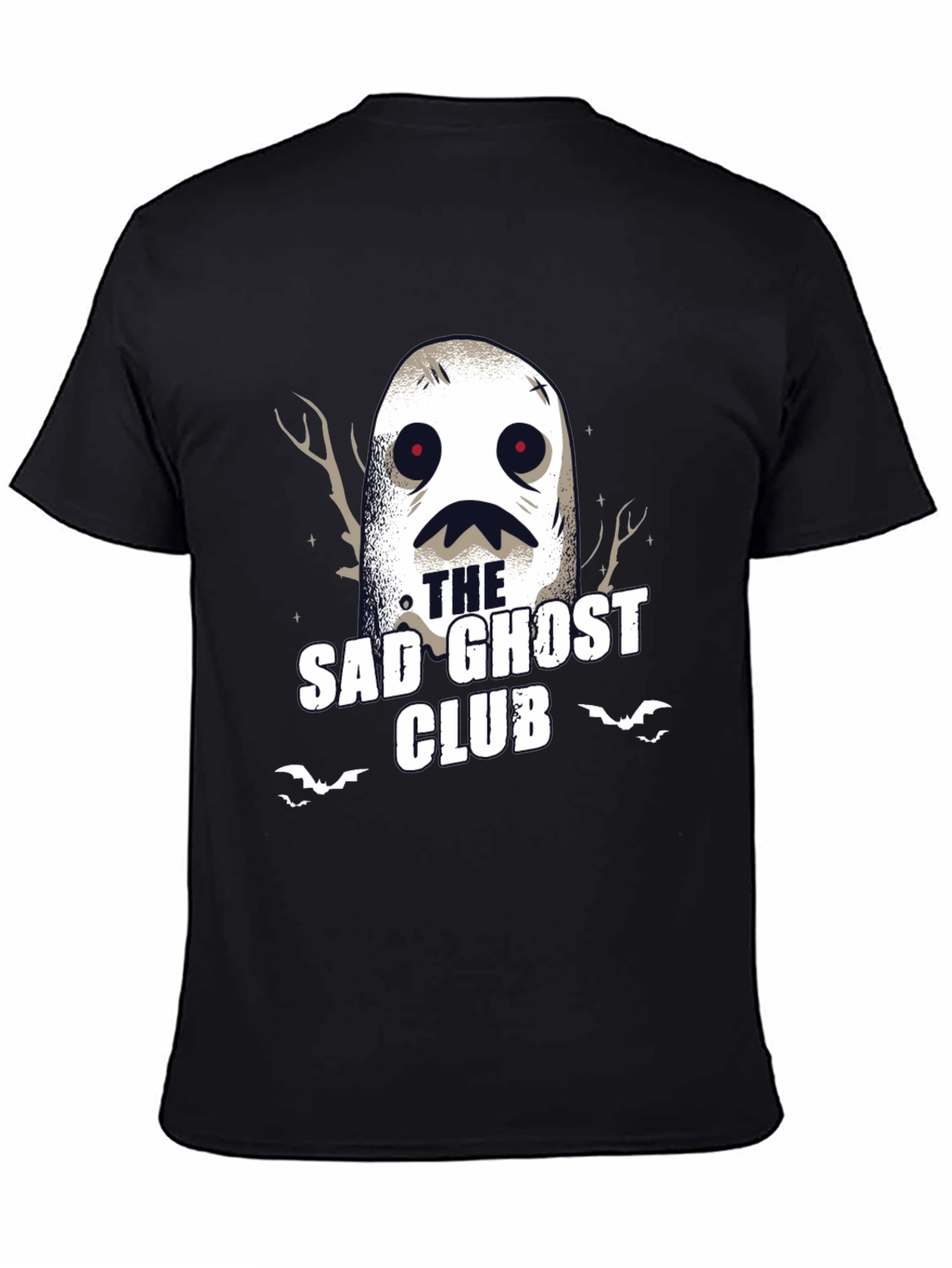 Sad Ghost Club Graphic Tee - Stylish Spooky T-Shirt
