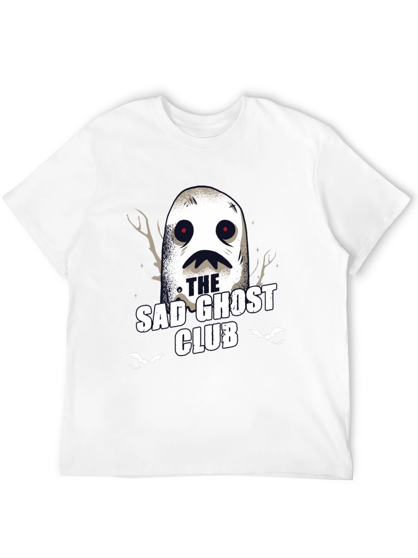 Sad Ghost Club Graphic Tee - Stylish Spooky T-Shirt