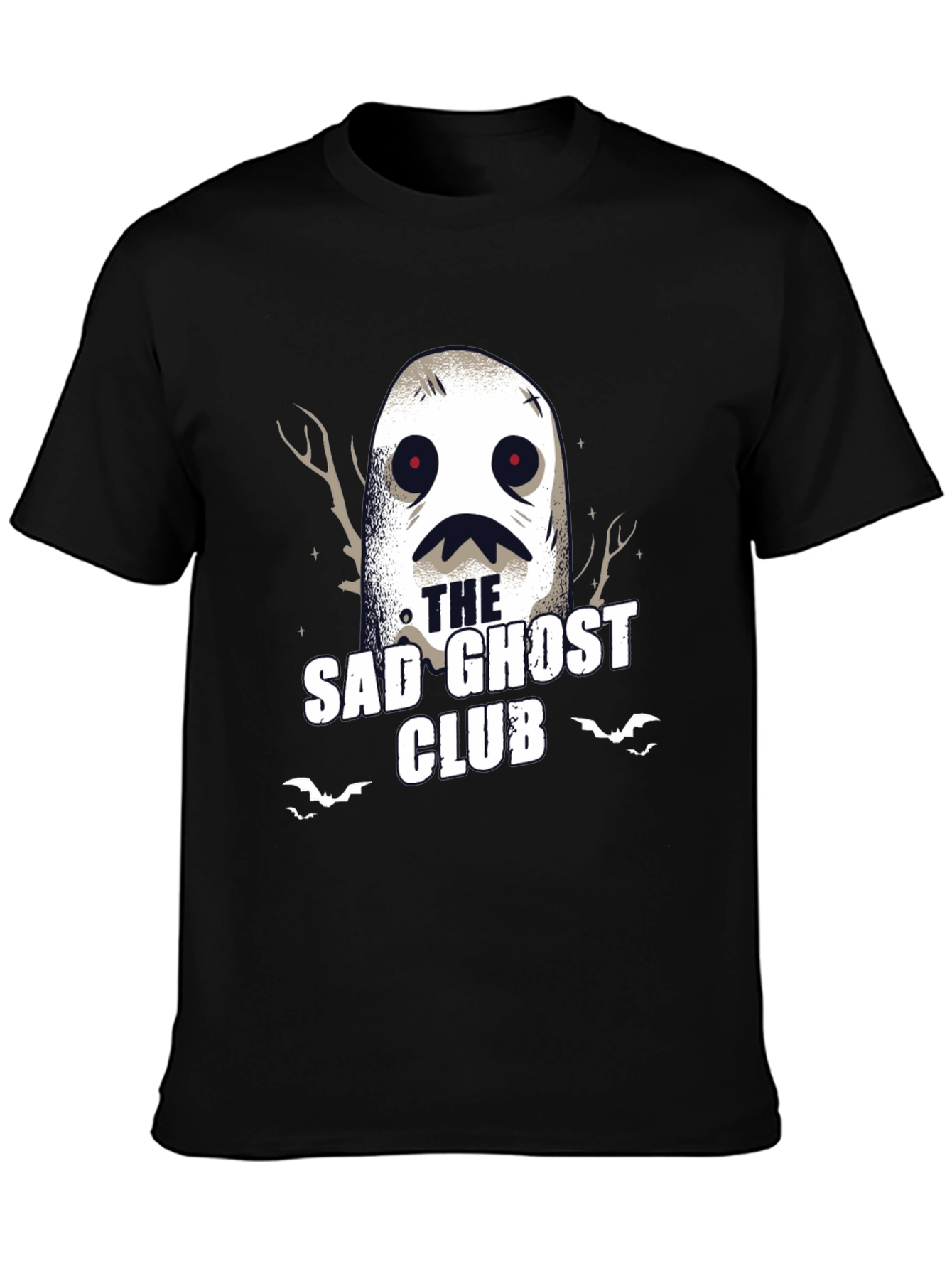 Sad Ghost Club Graphic Tee - Stylish Spooky T-Shirt