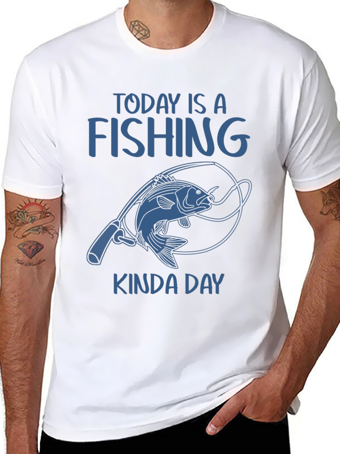 Fishing Kinda Day T-Shirt - Unique Angler Tee