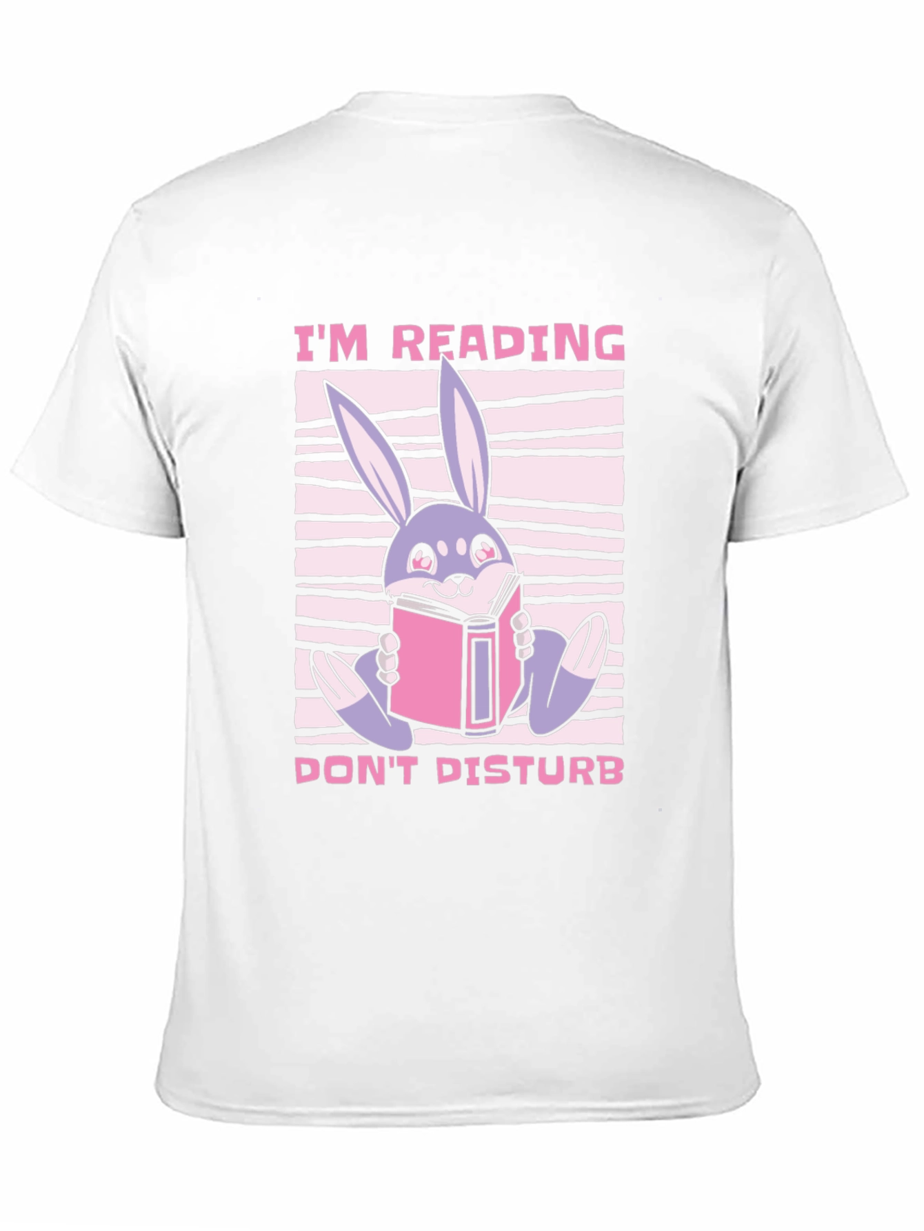 Reading Bunny Graphic T-Shirt - Dont Disturb