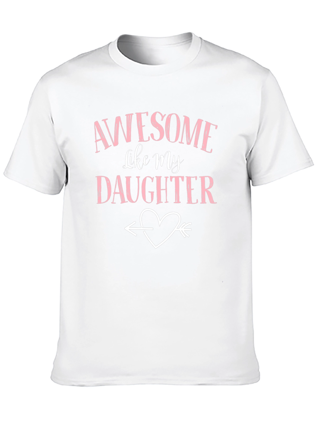 Awesome Like My Daughter Black T-Shirt