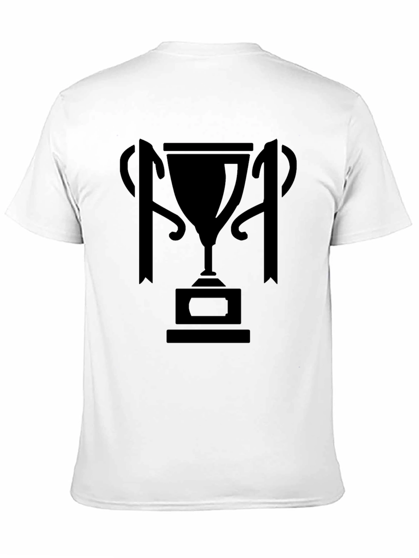 Trophy Graphic Tee - Mens Premium Black T-Shirt