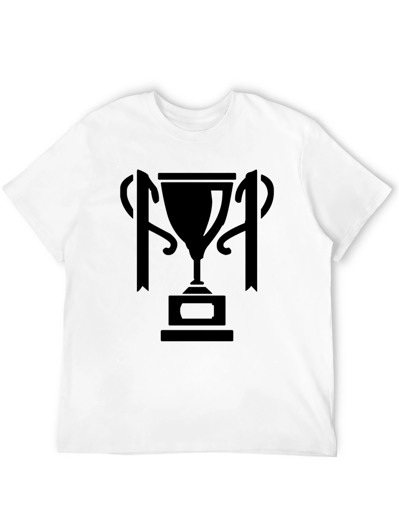 Trophy Graphic Tee - Mens Premium Black T-Shirt