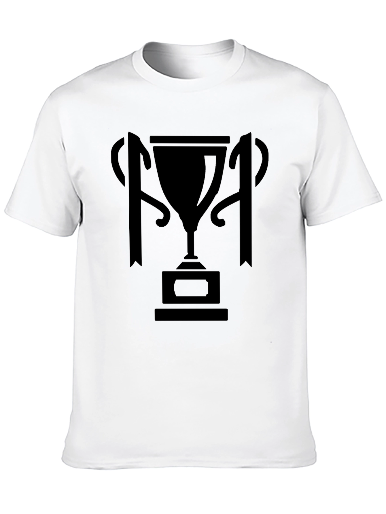 Trophy Graphic Tee - Mens Premium Black T-Shirt