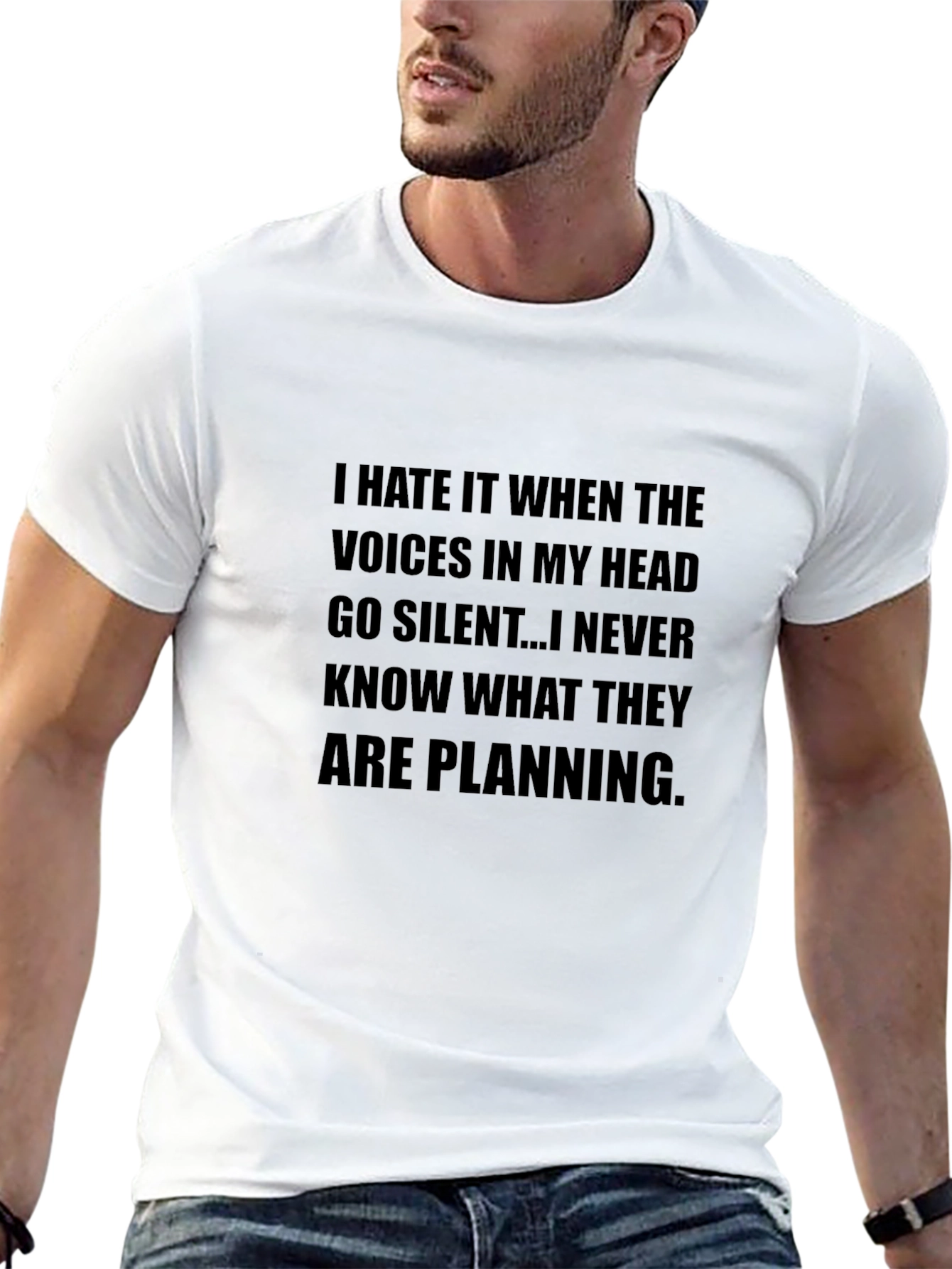 Humorous Voices in My Head Graphic Tee