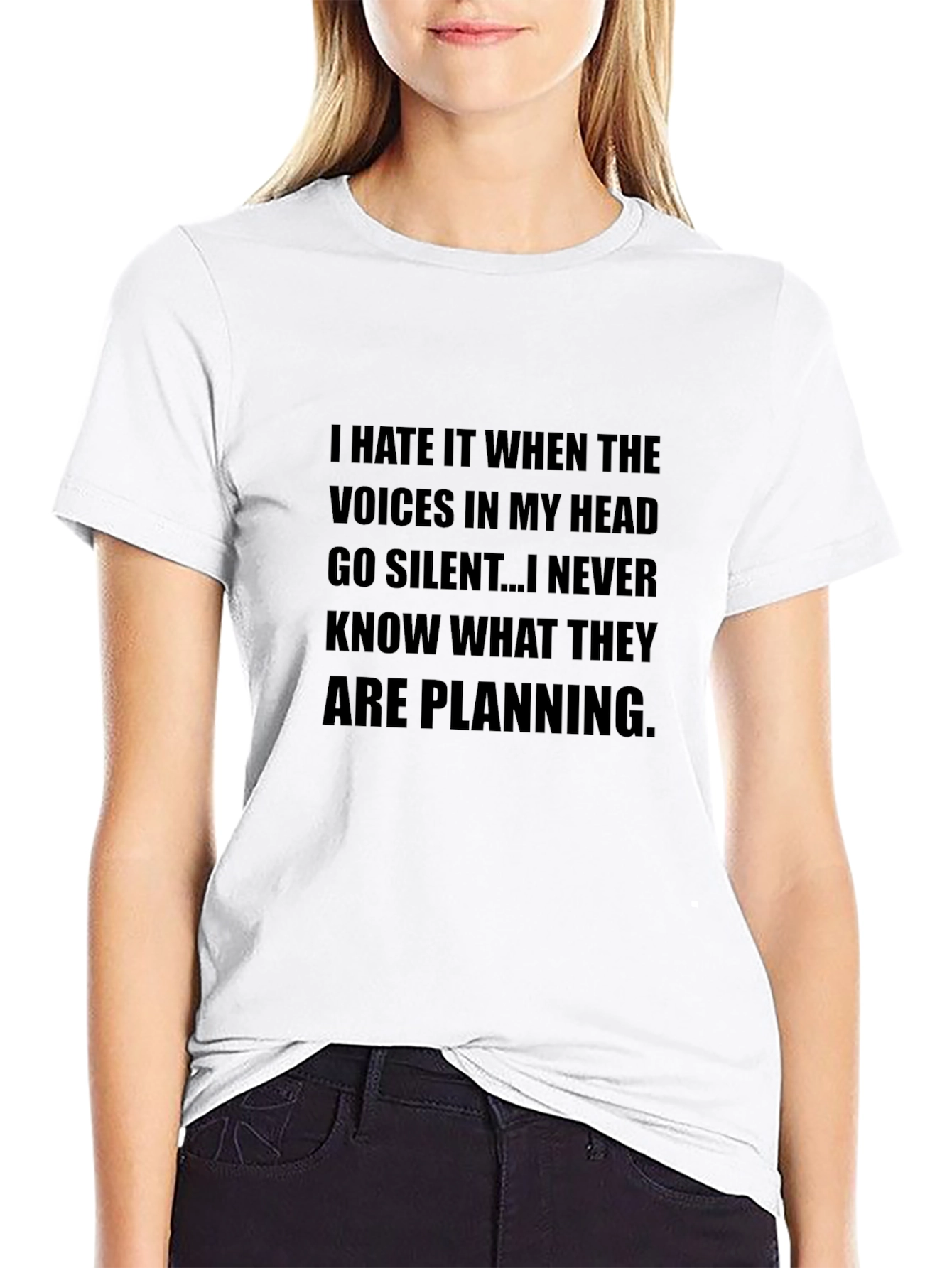 Humorous Voices in My Head Graphic Tee