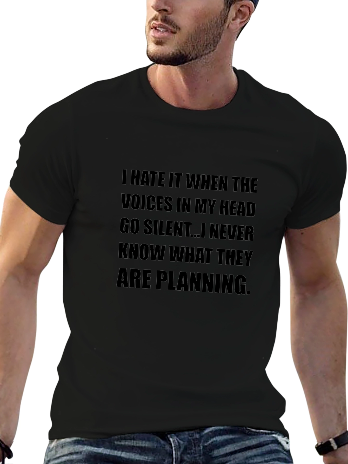 Humorous Voices in My Head Graphic Tee