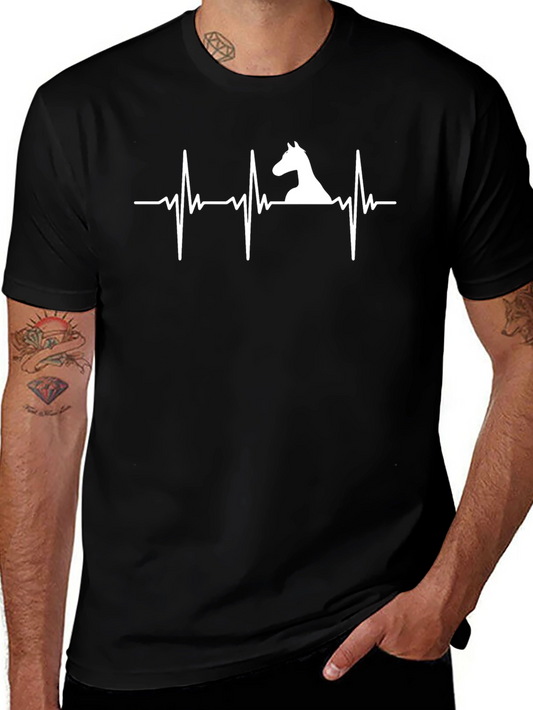 Horse Heartbeat T-Shirt - Equestrian Life