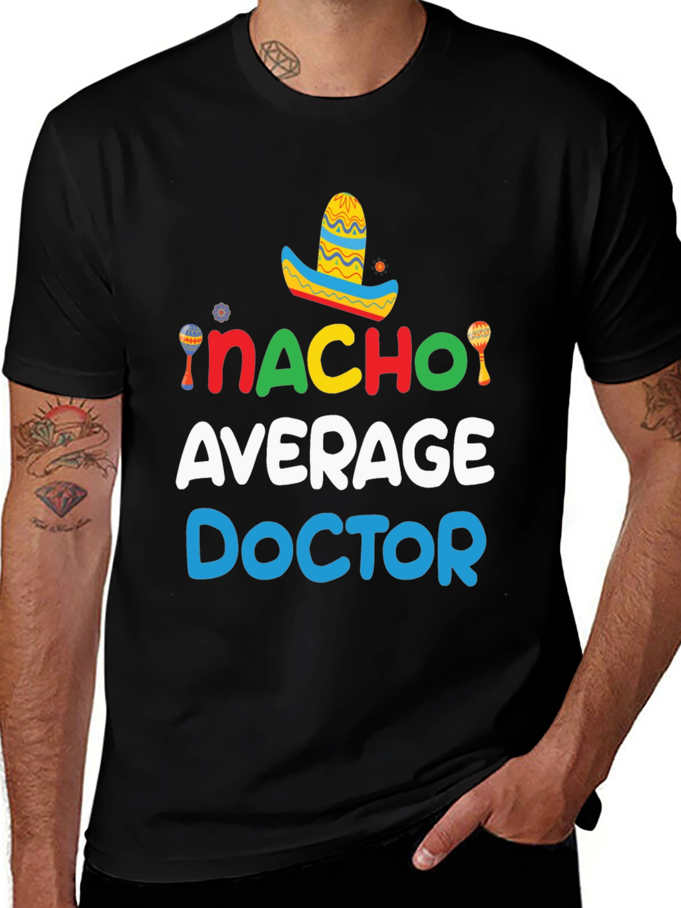 Nacho Average Doctor Graphic Tee