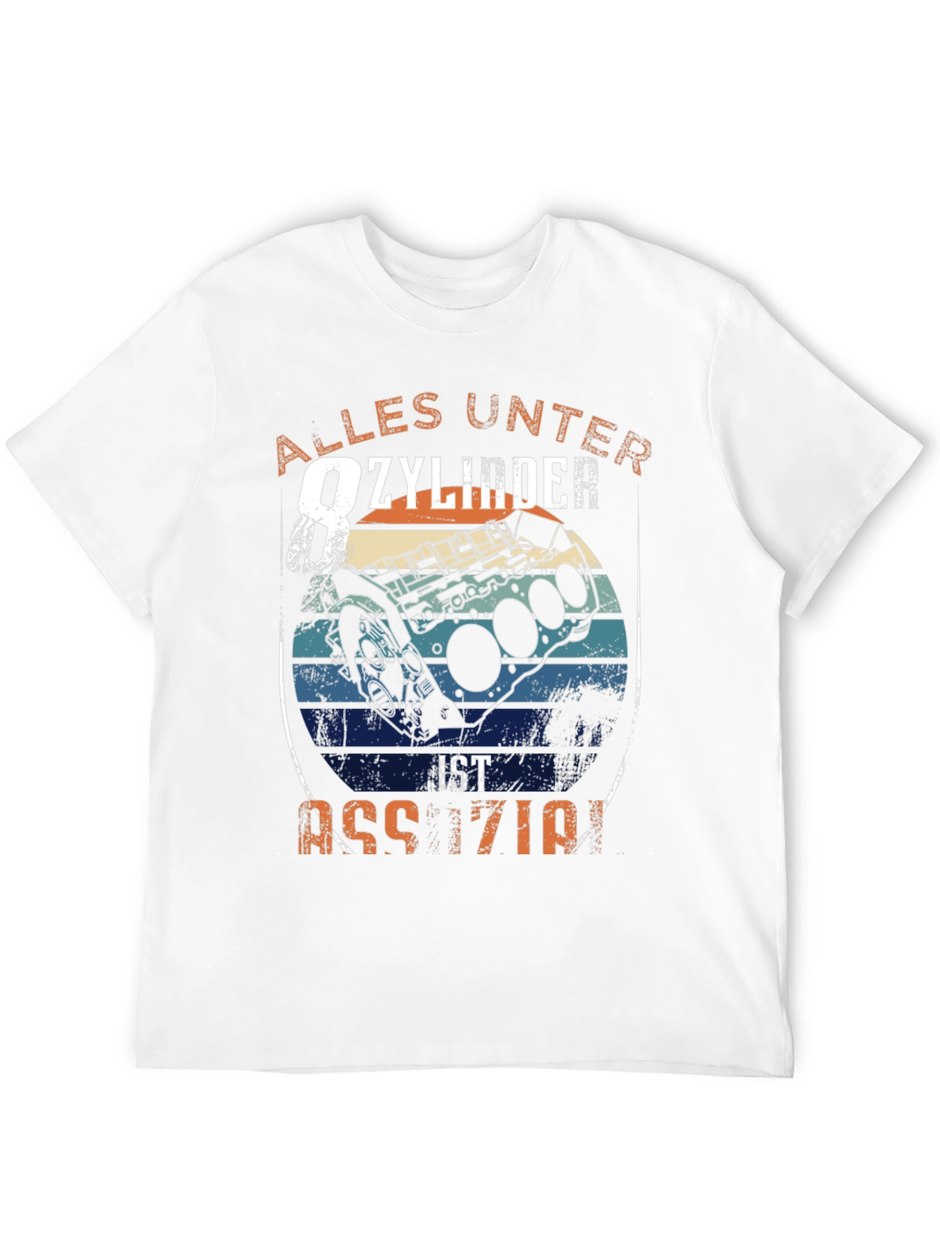 Alles Unter 8 Zylinder T-Shirt