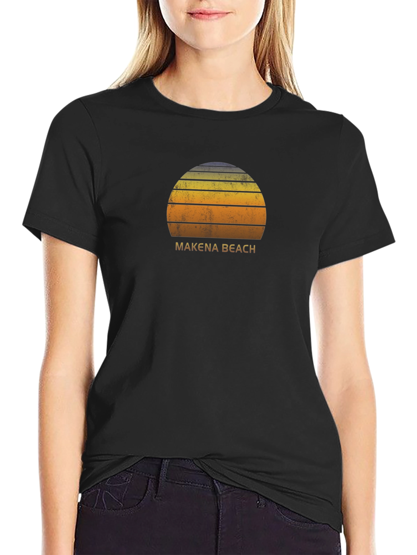 Makena Beach Sunset Graphic Tee