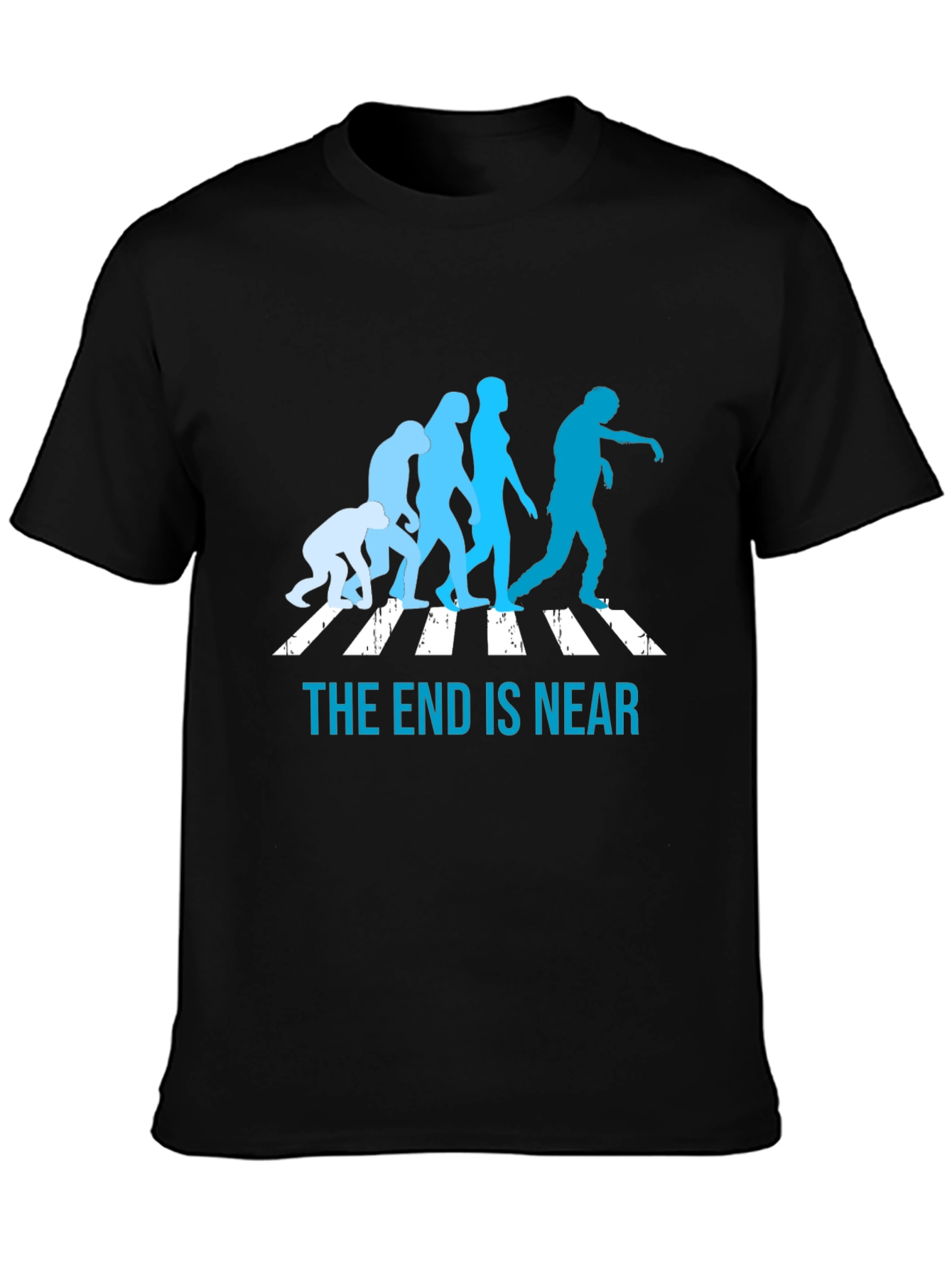The End is Near Zombie Evolution Graphic Tee