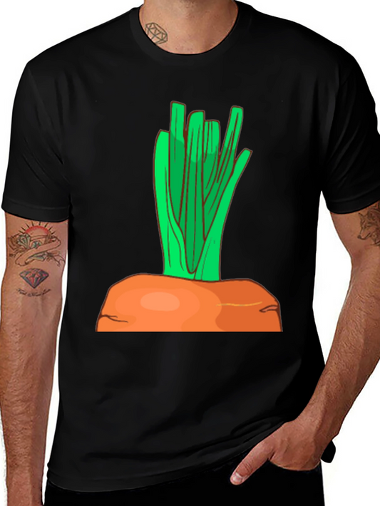 Funny Carrot Graphic T-Shirt - Vegetable Humor Tee