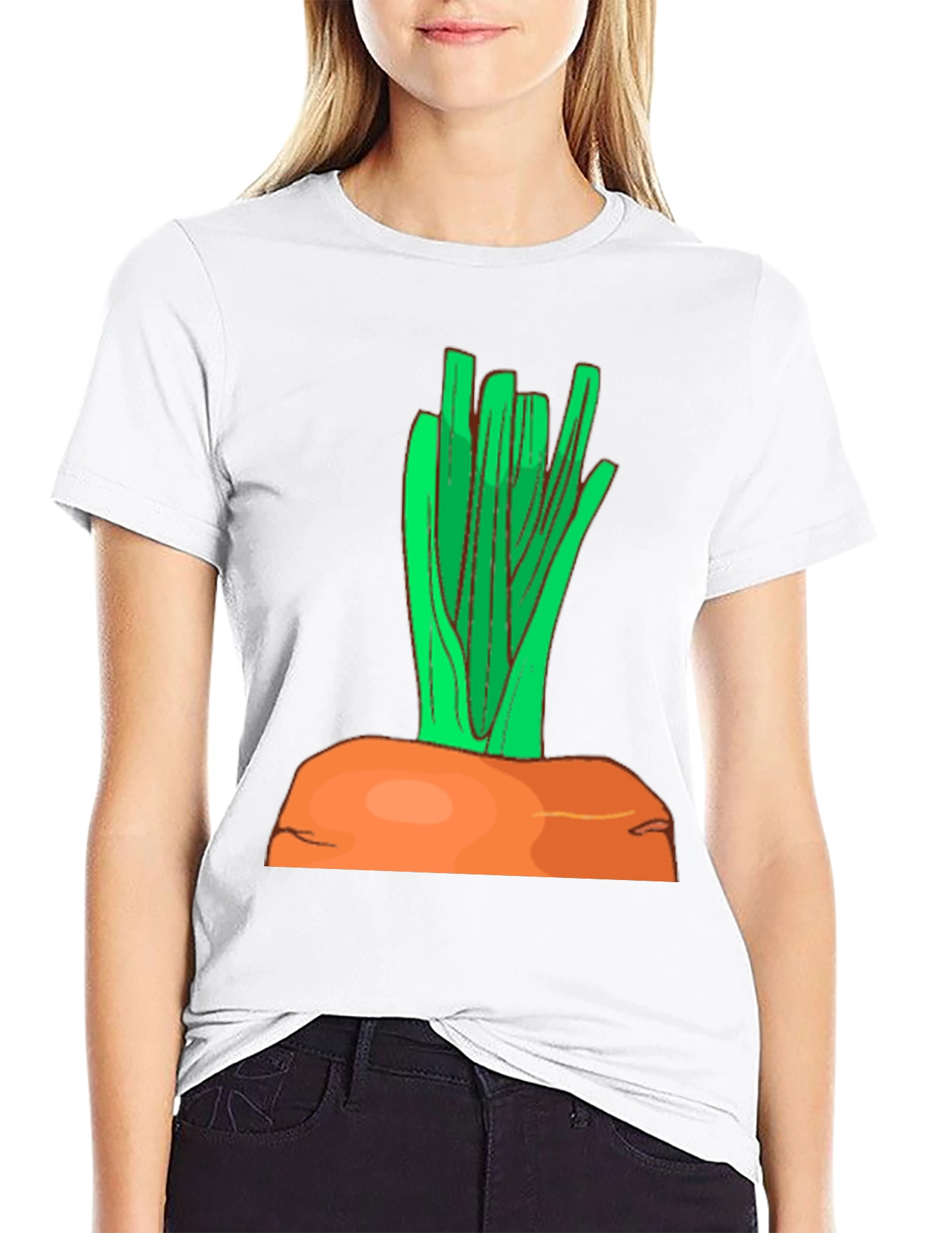 Funny Carrot Graphic T-Shirt - Vegetable Humor Tee