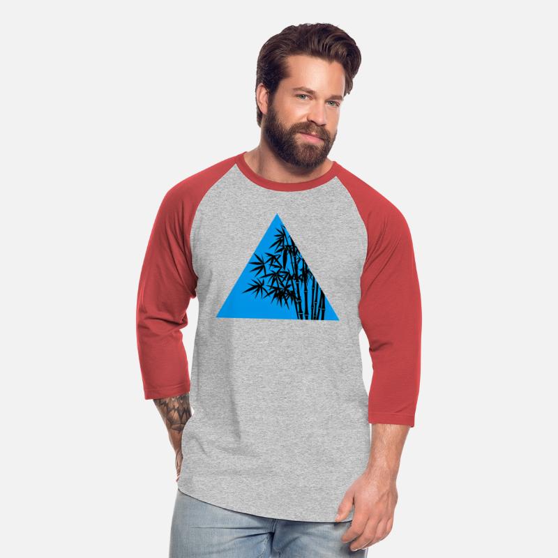 A Blue Triangle and Bamboo