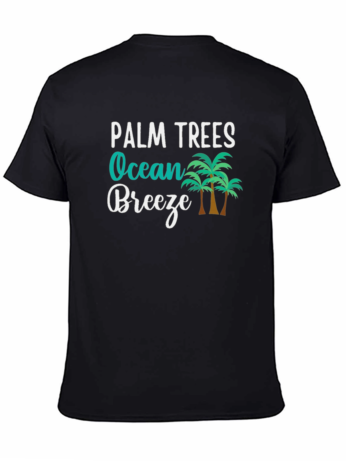 Palm Trees Ocean Breeze Graphic T-Shirt