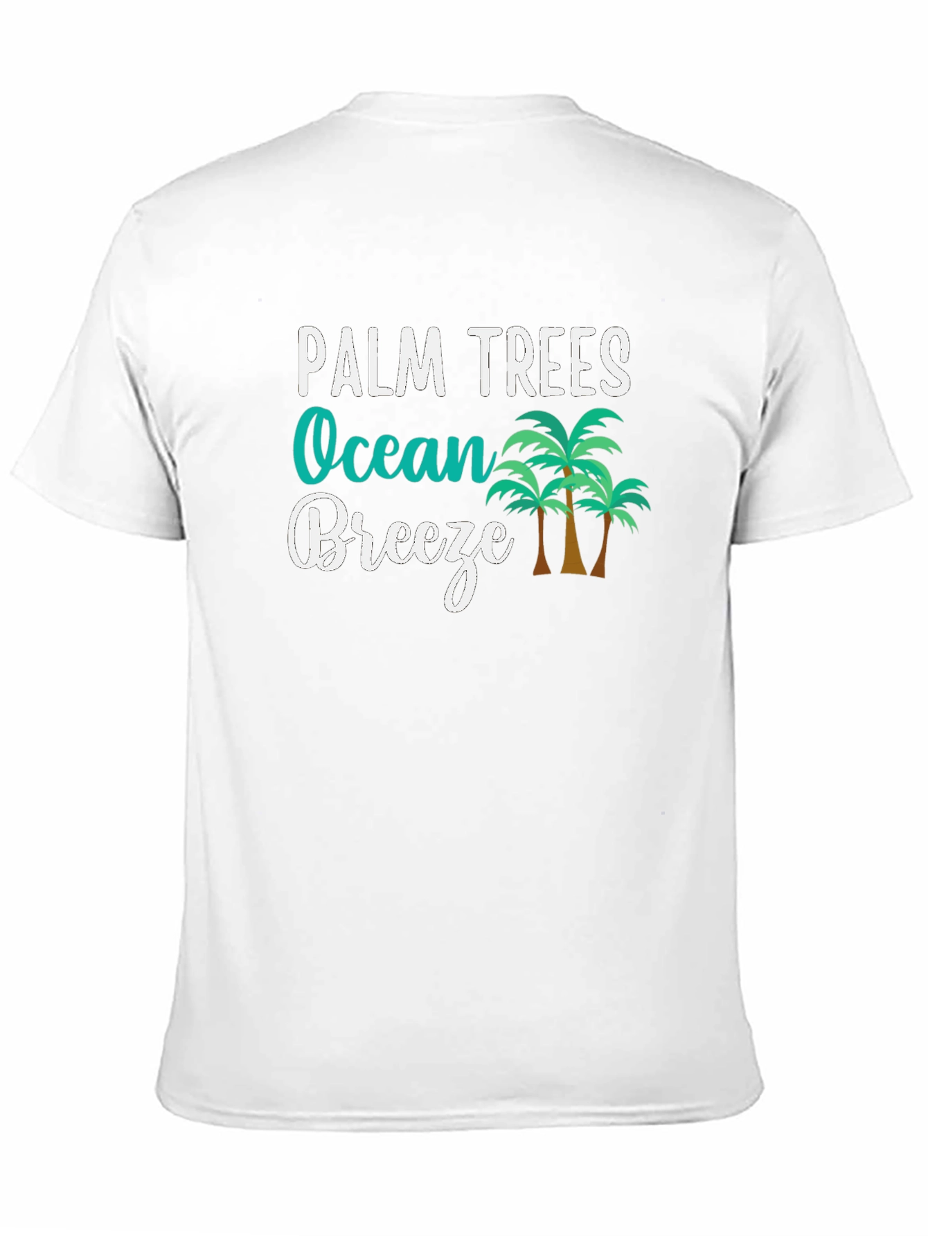 Palm Trees Ocean Breeze Graphic T-Shirt