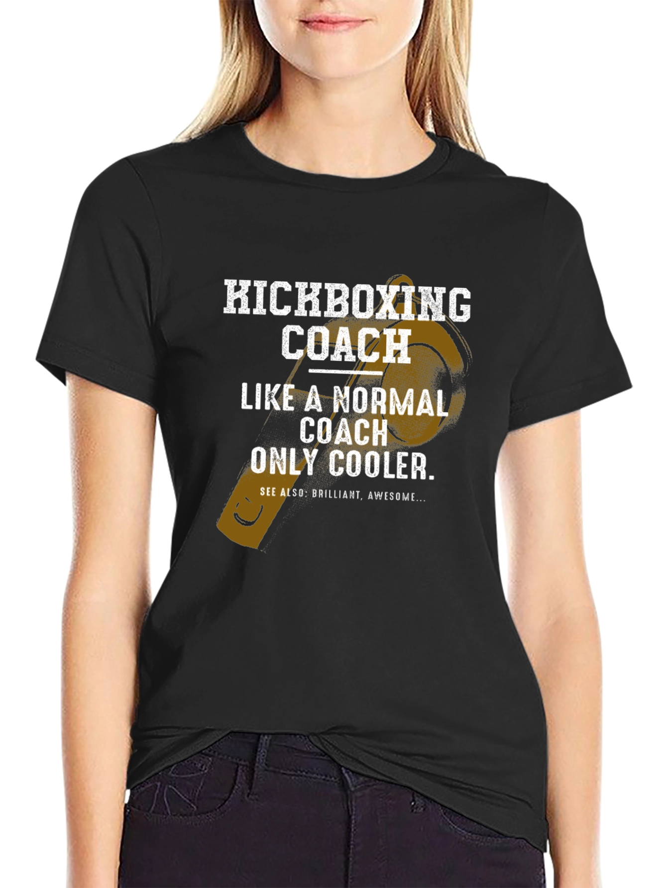 Kickboxing Coach T-Shirt - Normal Coach Only Cooler!