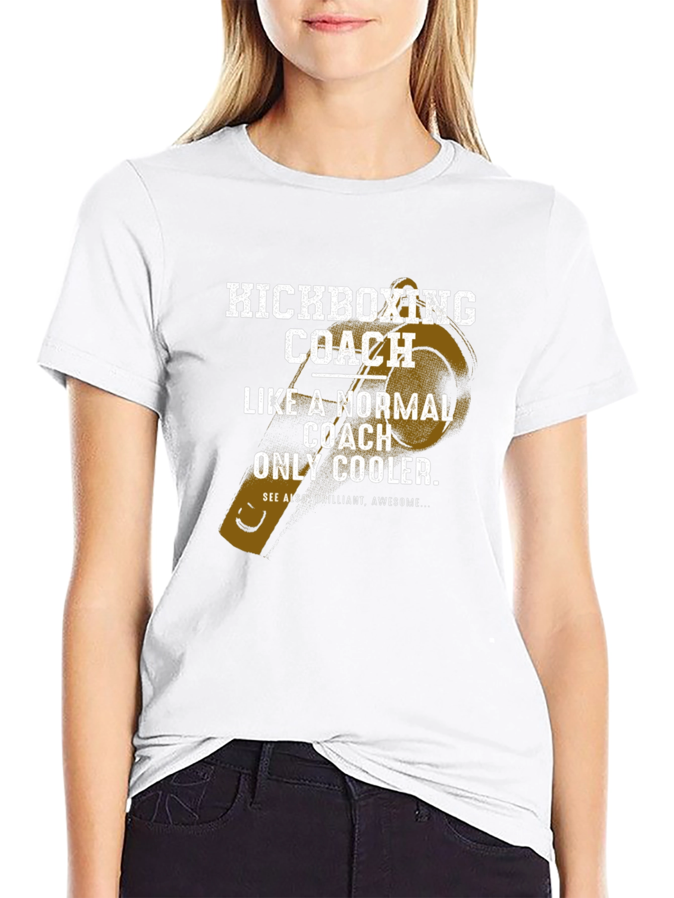 Kickboxing Coach T-Shirt - Normal Coach Only Cooler!