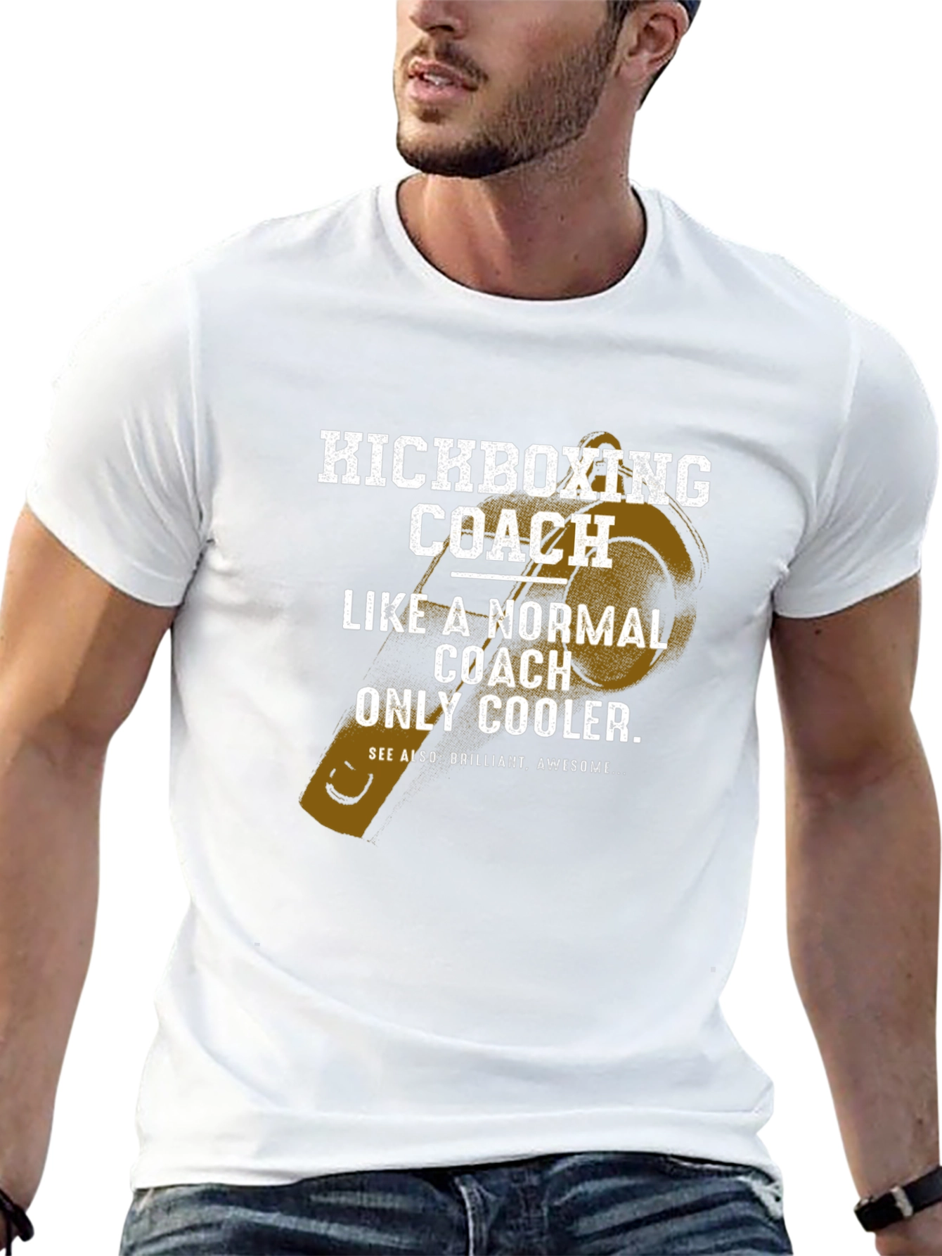 Kickboxing Coach T-Shirt - Normal Coach Only Cooler!