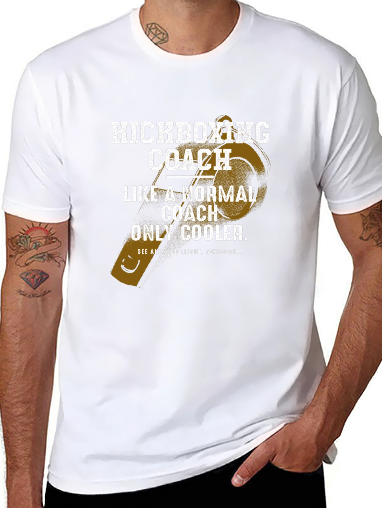 Kickboxing Coach T-Shirt - Normal Coach Only Cooler!