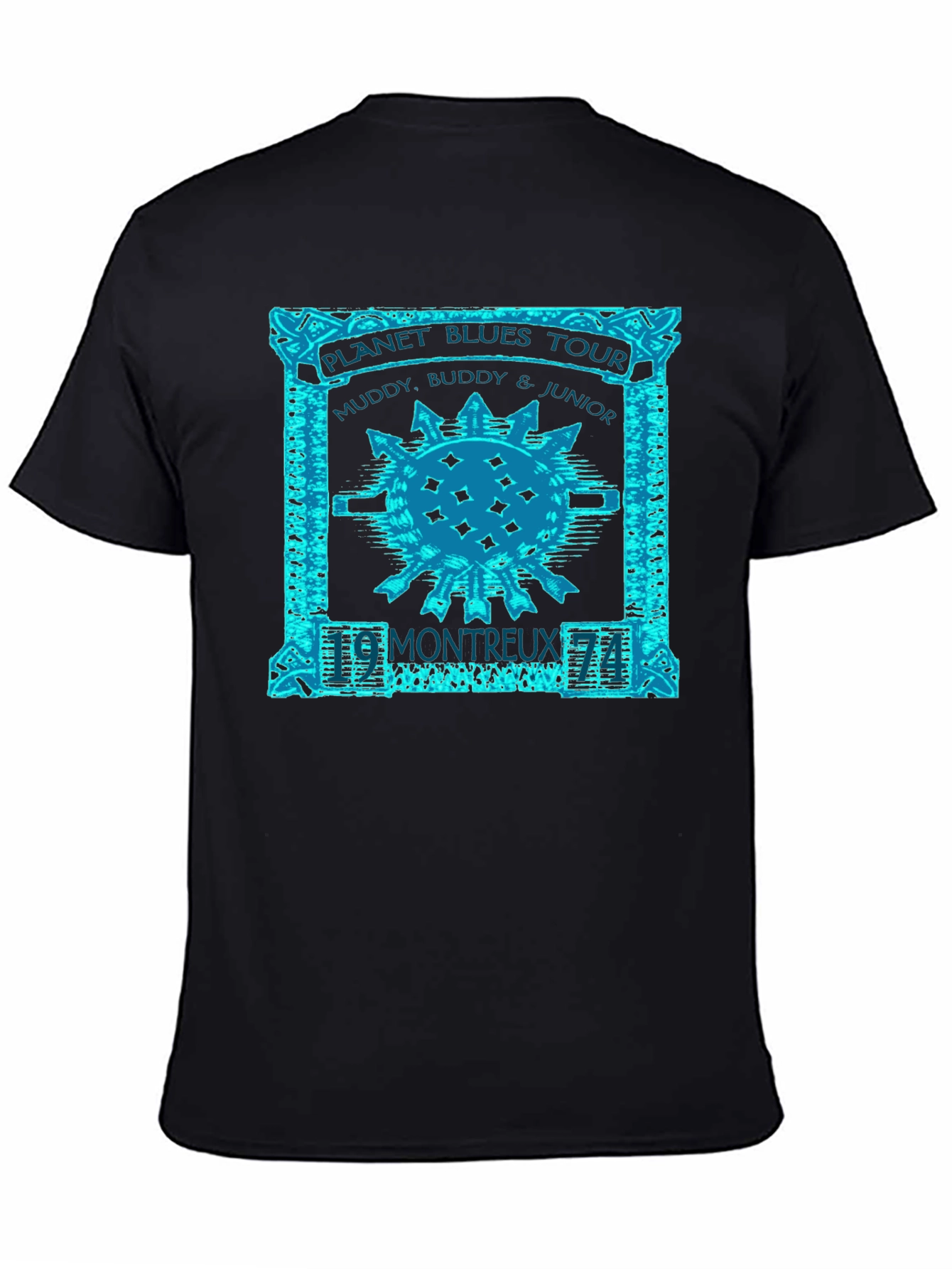 Planet Blues Tour Graphic T-Shirt - Black
