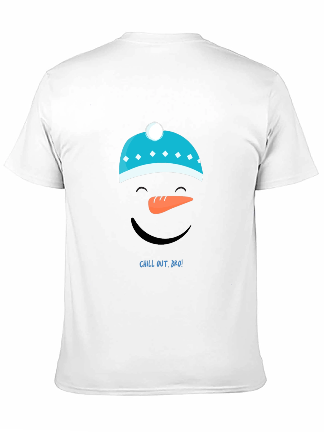 Chill Out Bro! Snowman Graphic Tee