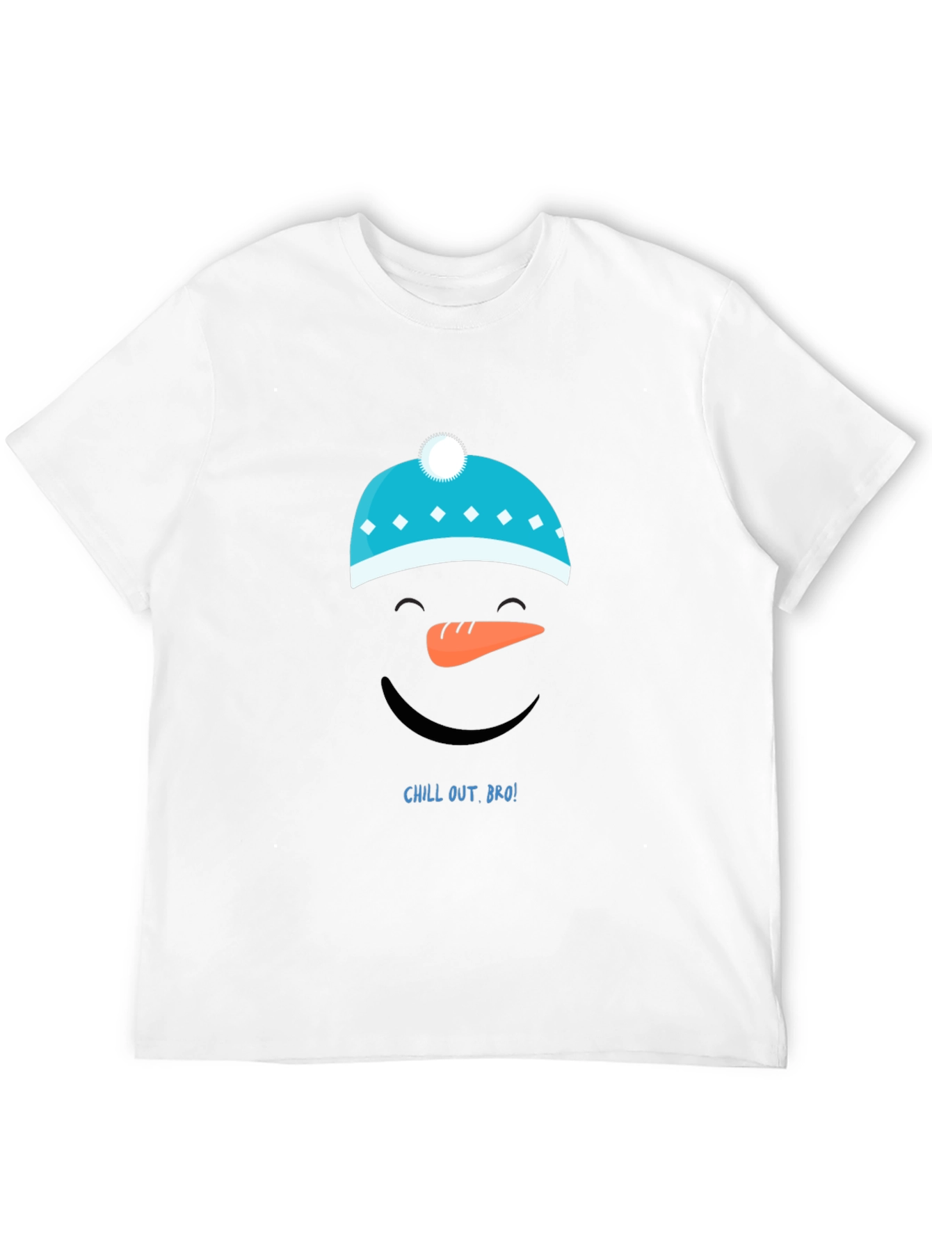 Chill Out Bro! Snowman Graphic Tee