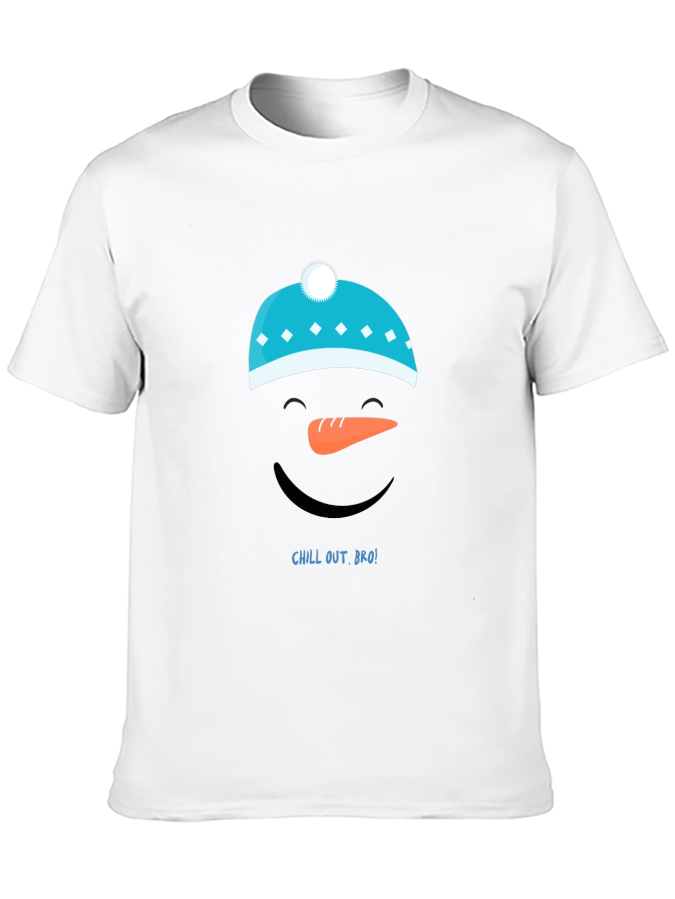 Chill Out Bro! Snowman Graphic Tee