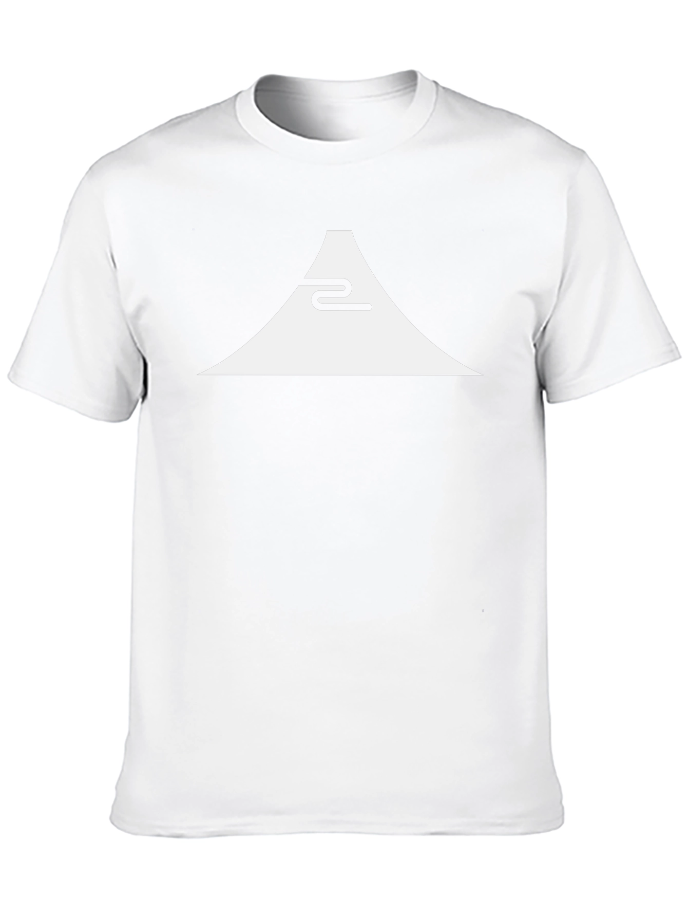 Minimalist Mountain Graphic Black T-Shirt