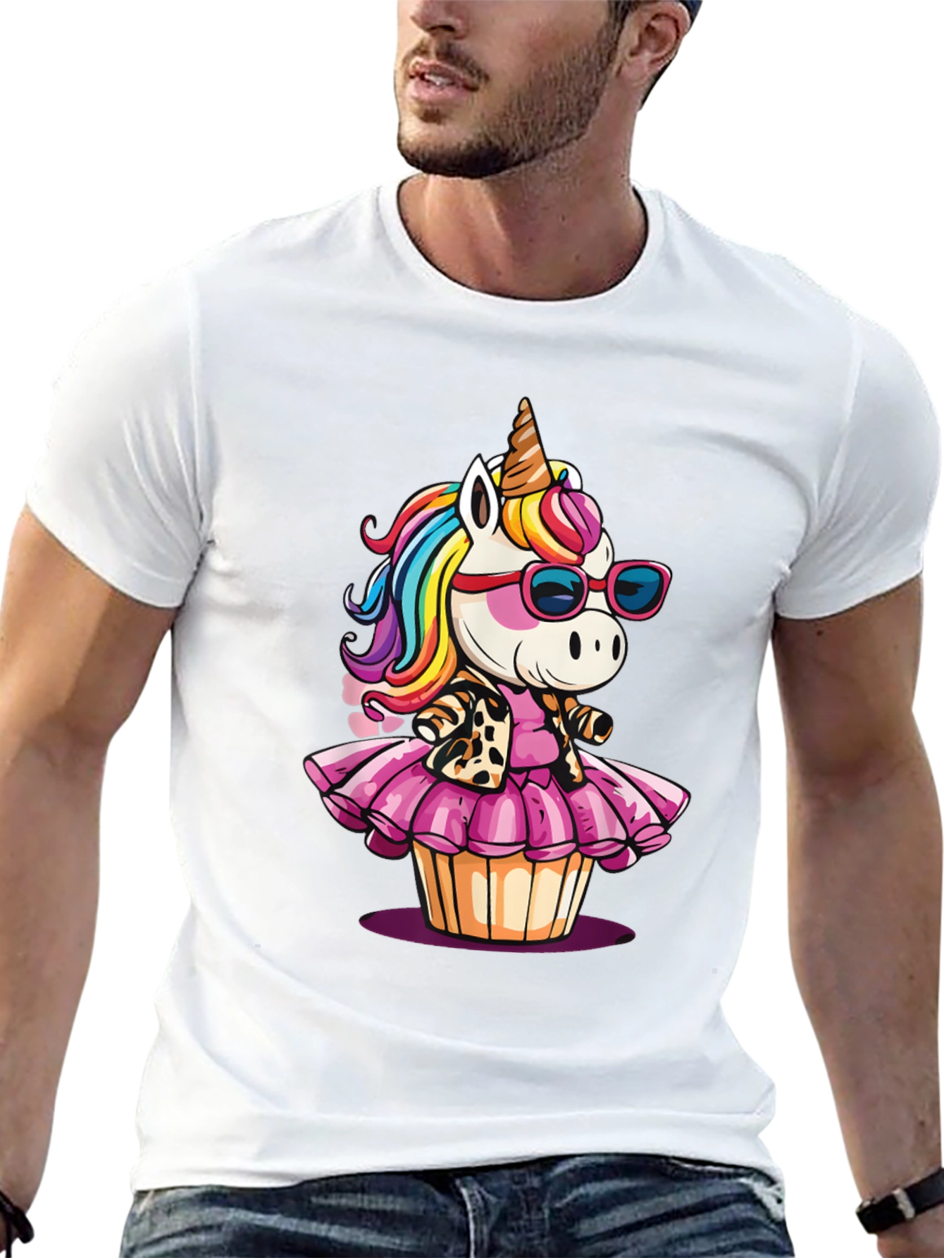 Unicorn Cupcake Graphic Tee