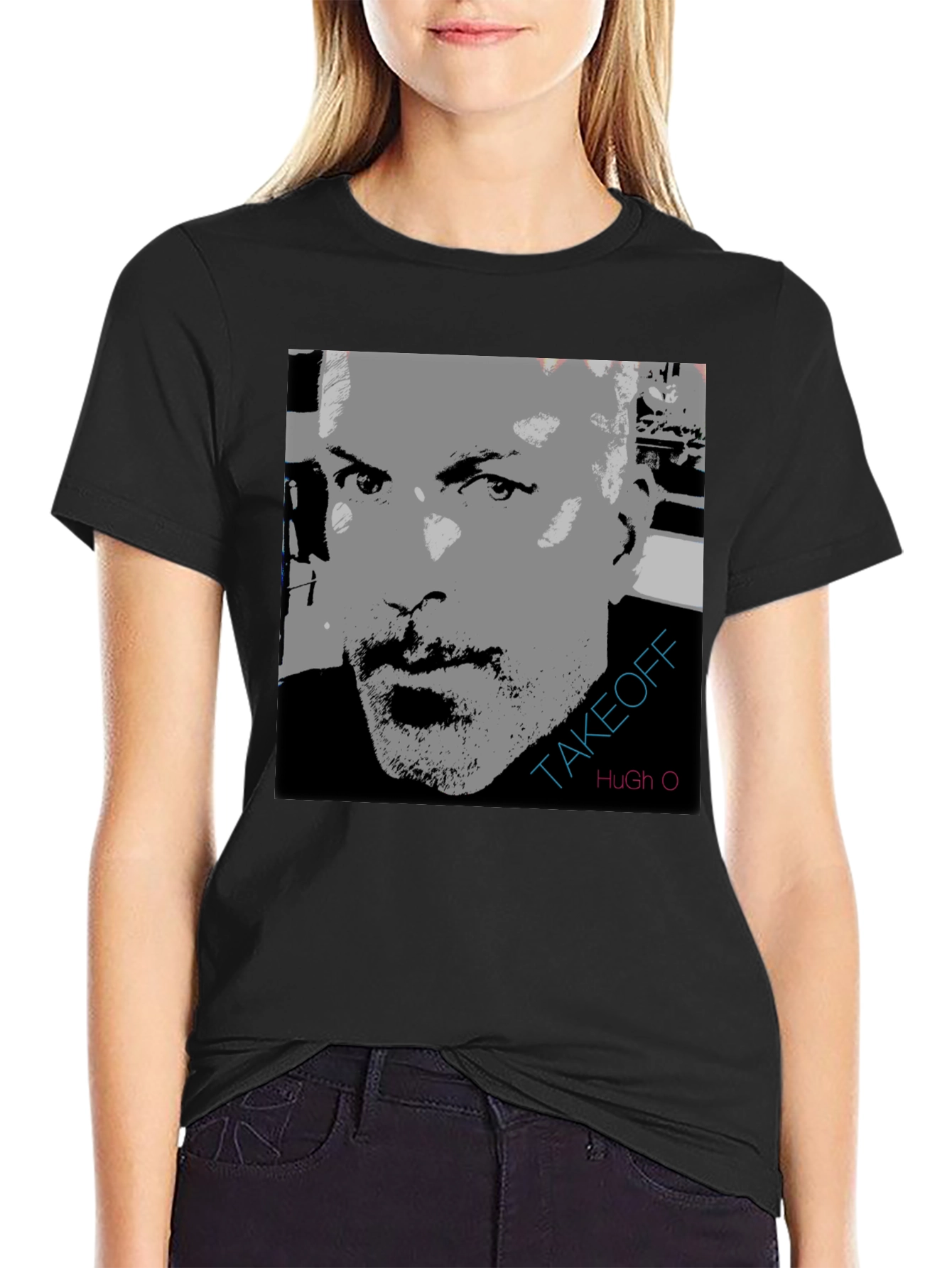 Takeoff Hugh O Graphic Print T-Shirt