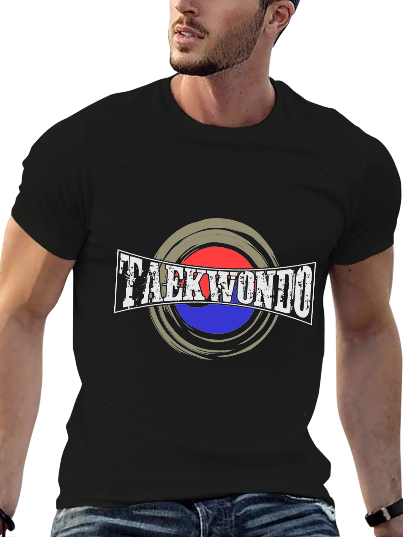Taekwondo Graphic T-Shirt - Martial Arts Style